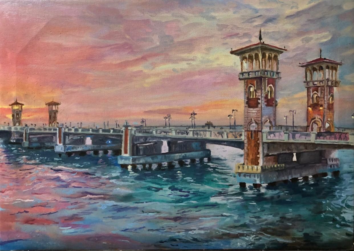 Stanly bridge, an original piece by Kinzy Mohamed
