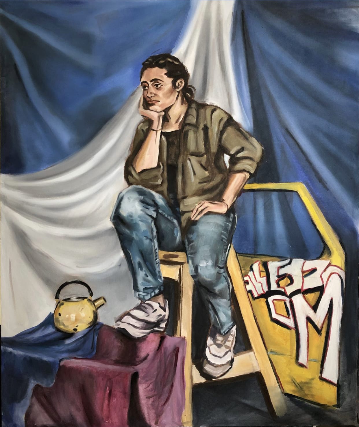 Life model, an original piece by Kinzy Mohamed