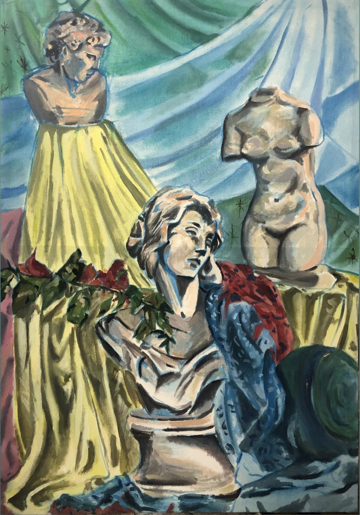 Yellow Still Life, an original piece by Kinzy Mohamed