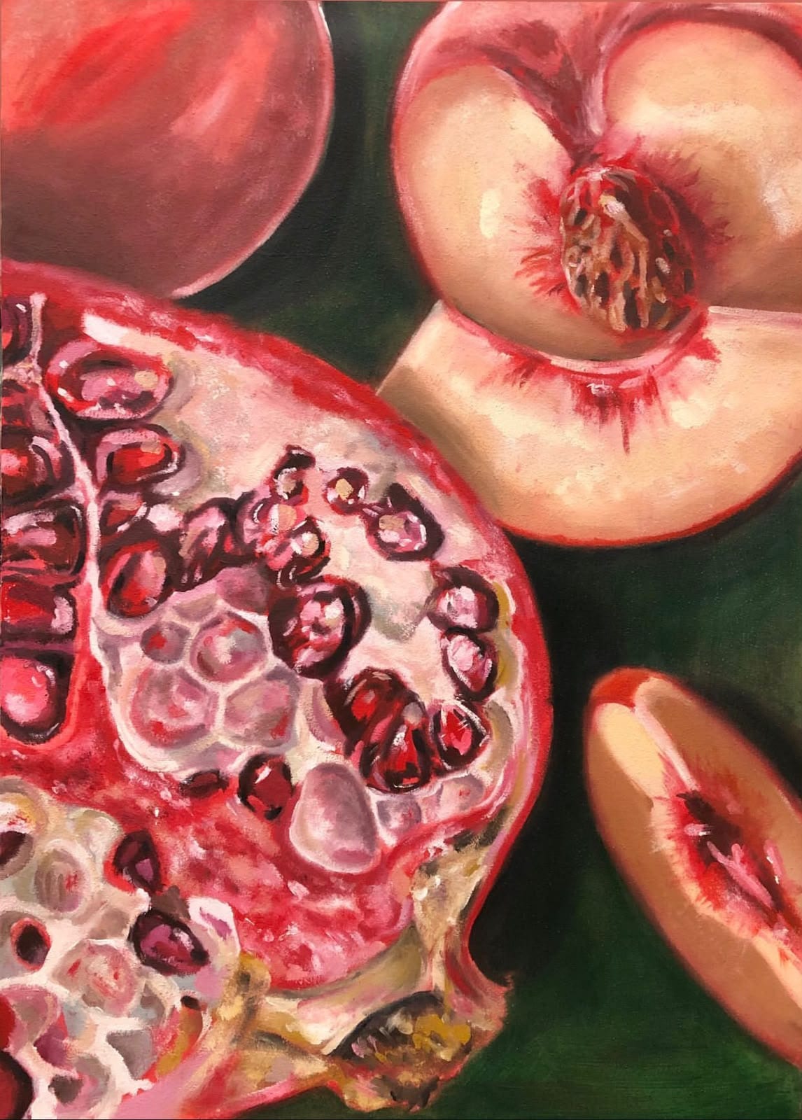Close up fruits, an original piece by Kinzy Mohamed