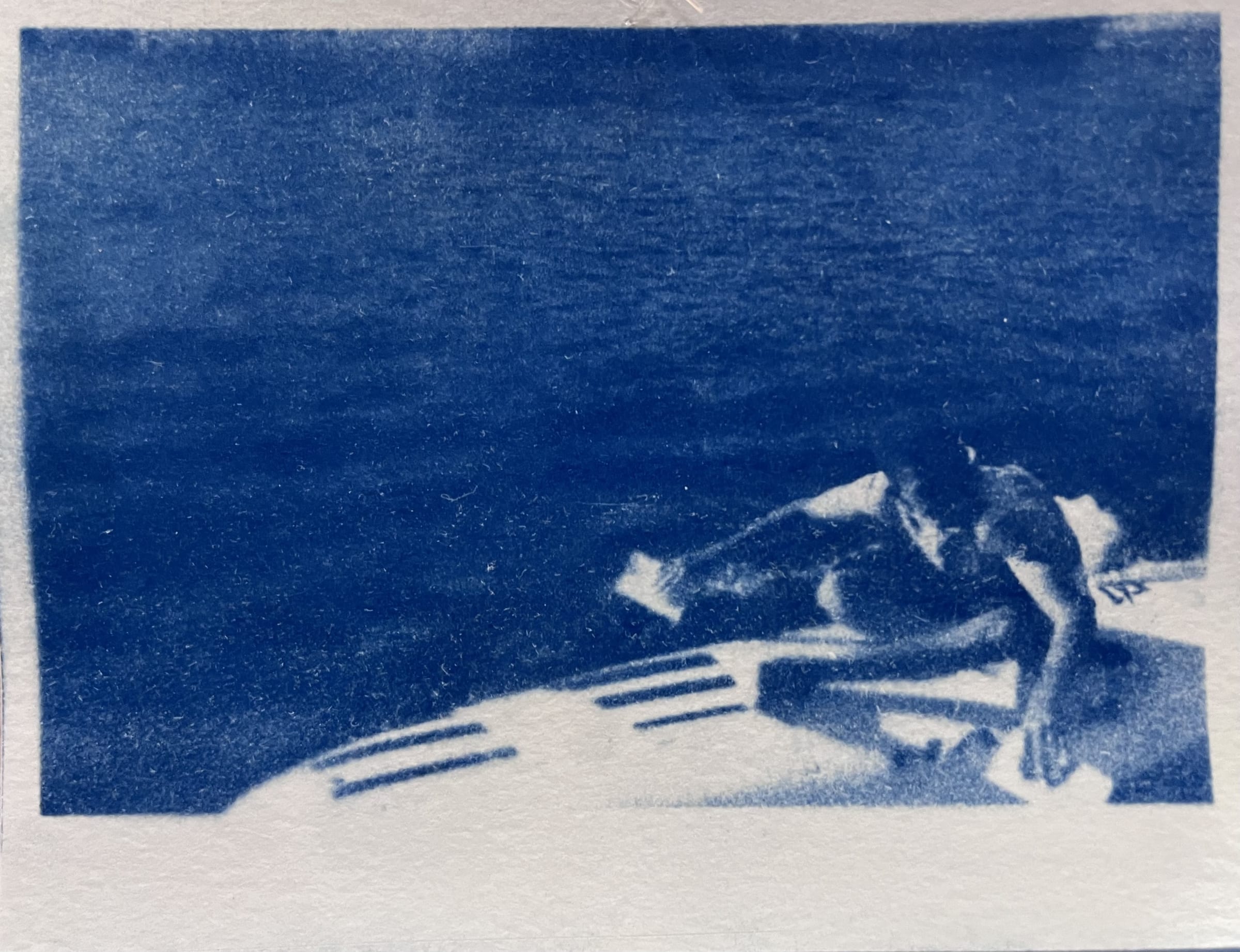 Aswan, in blue 002, an original piece by Mariam Eldmardash