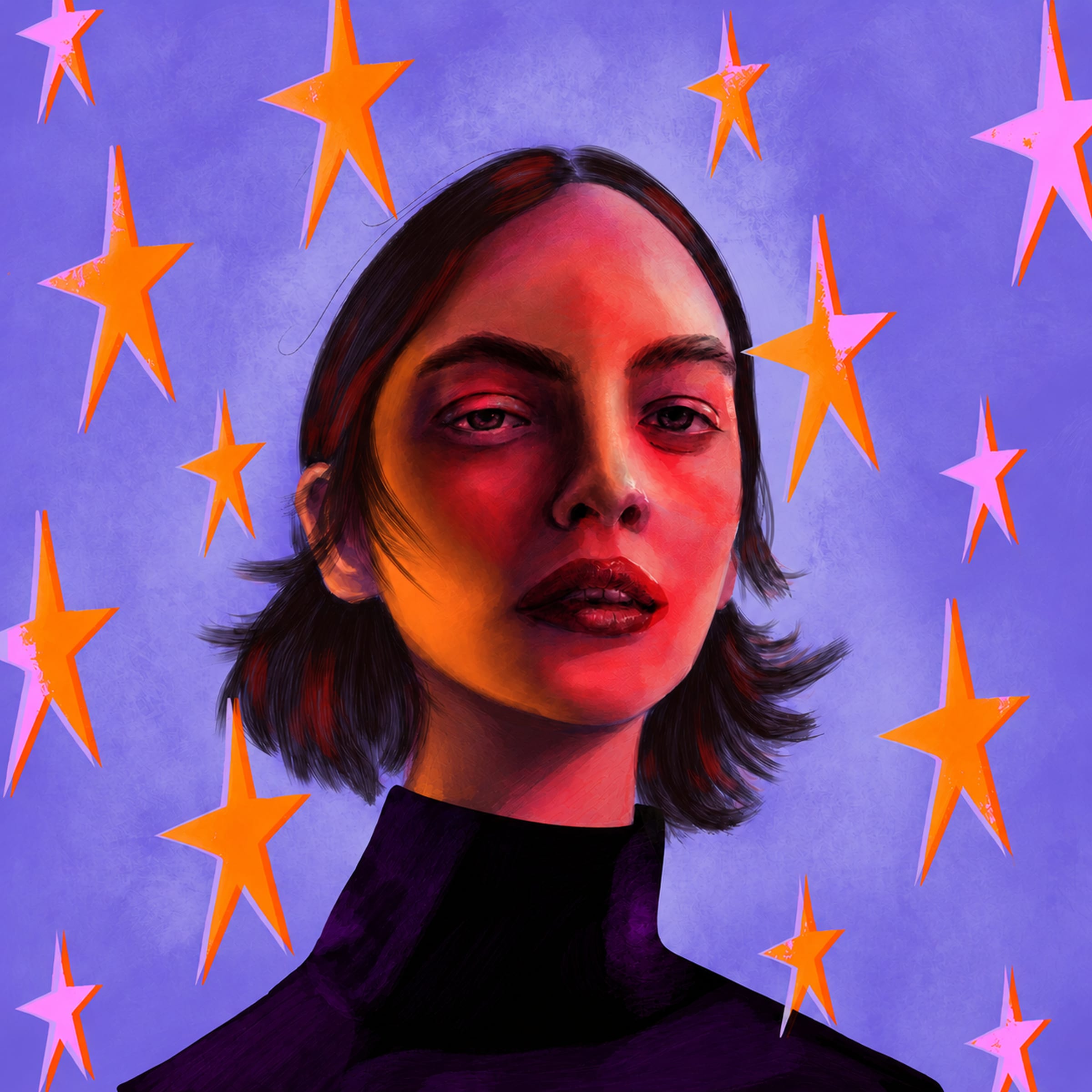 Head in the stars, an original piece by Reemehab