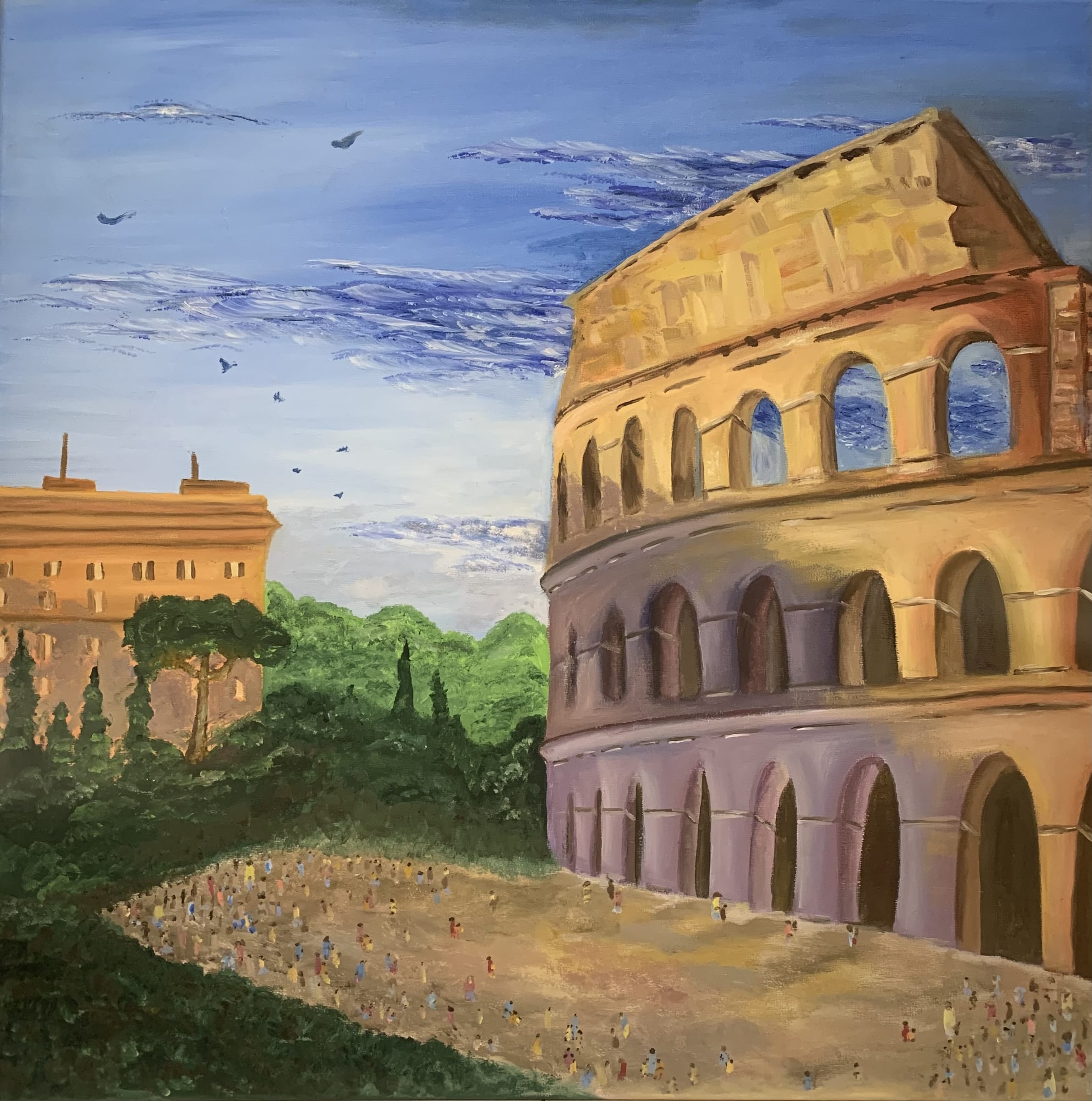 The Colosseum at Dusk
