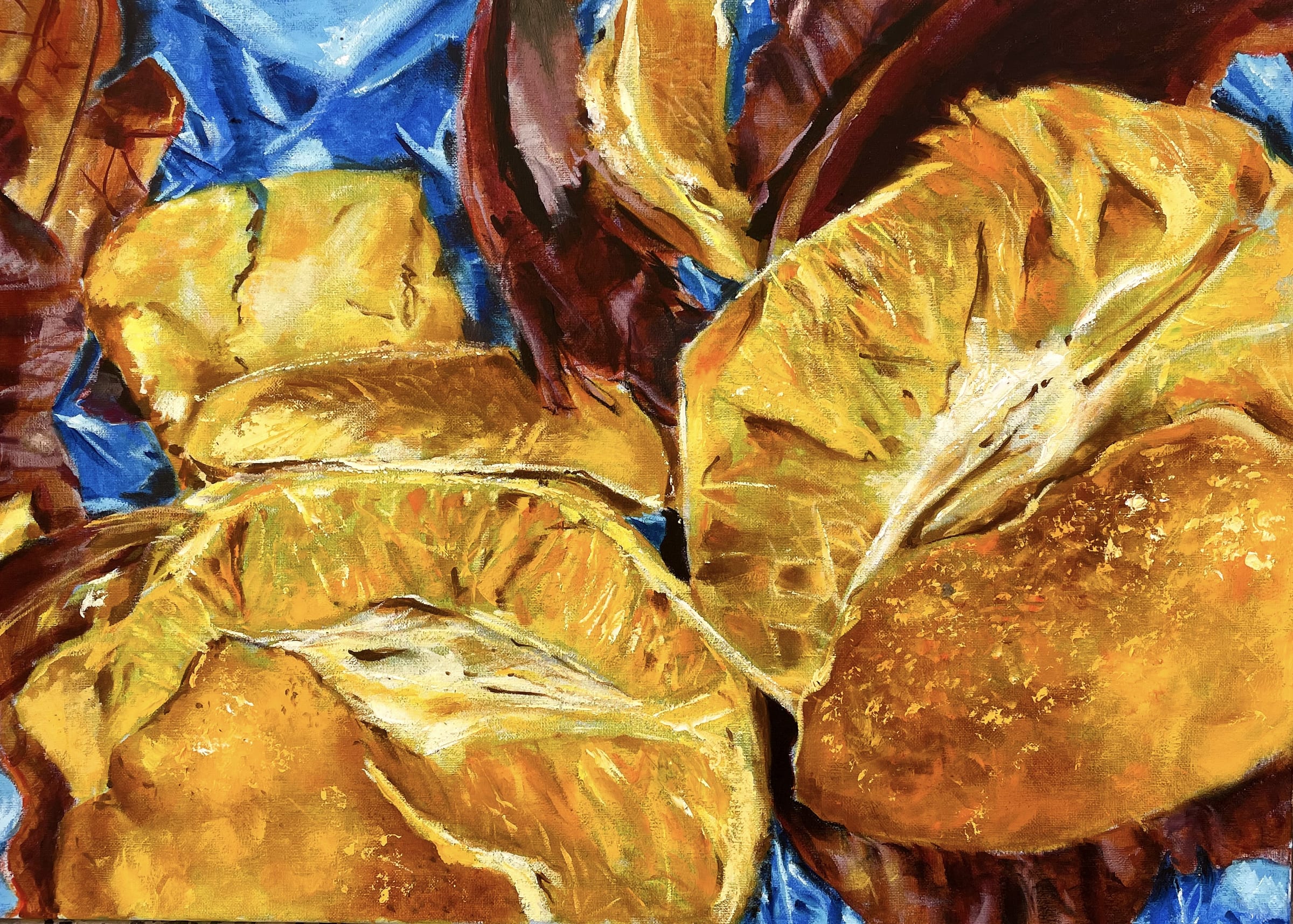 Orange Sea, an original piece by Linda Adel