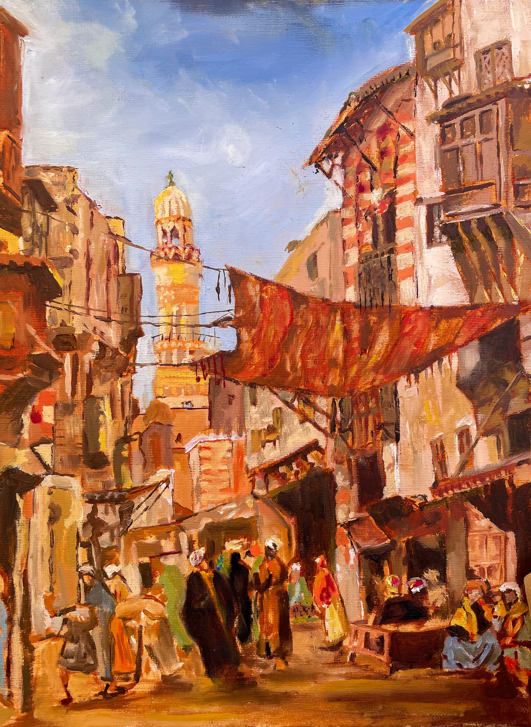 Old Cairo Master Copy, an original piece by Linda Adel