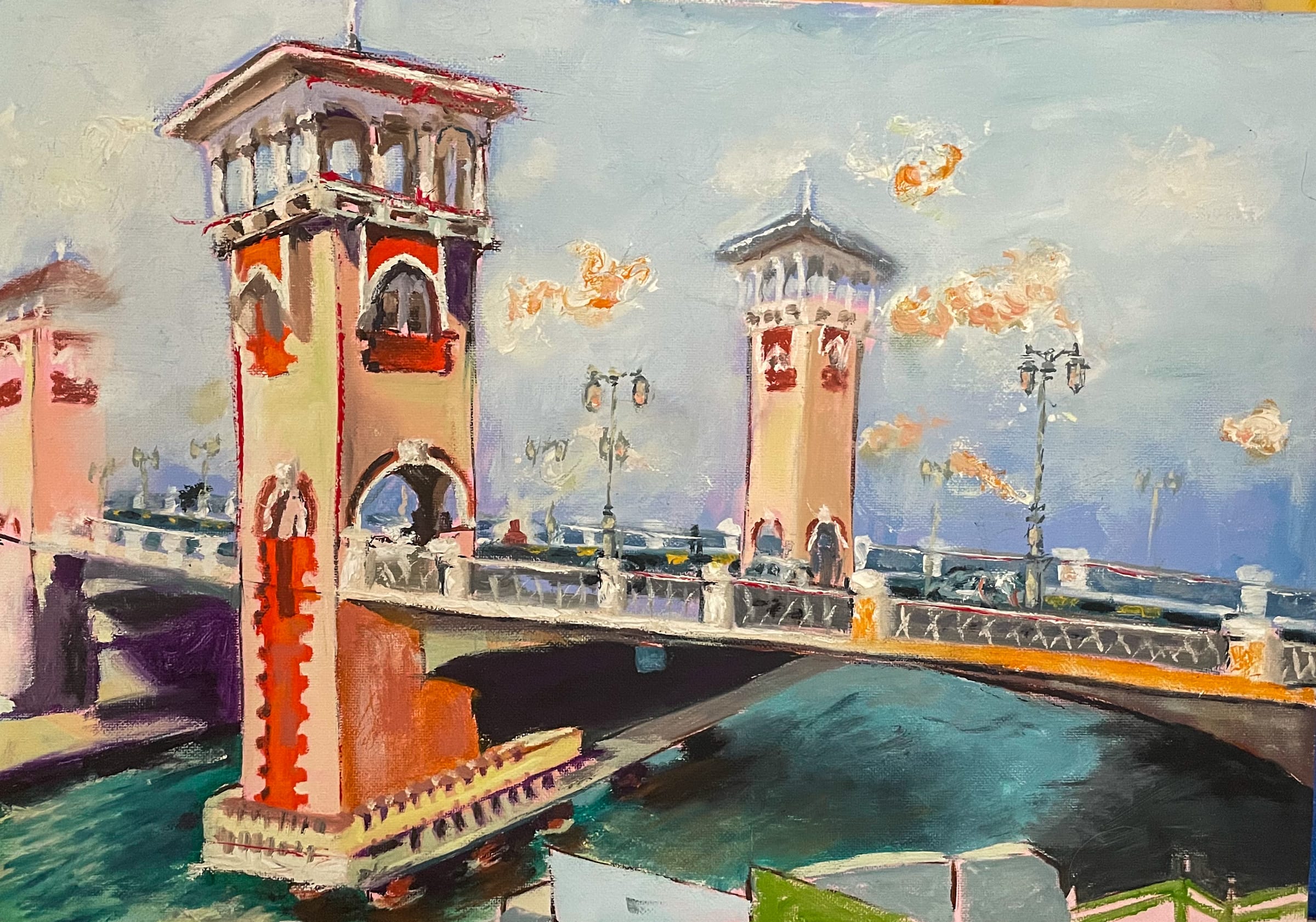 Stanley Bridge, an original piece by Linda Adel