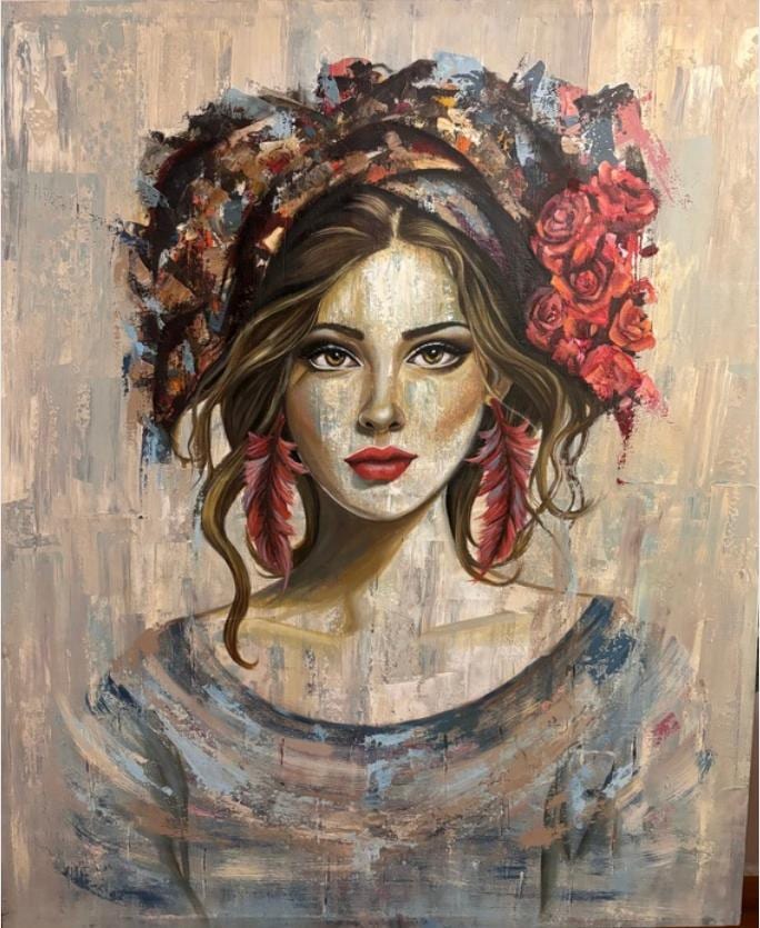 Rose, an original piece by Nirmeen Hassan