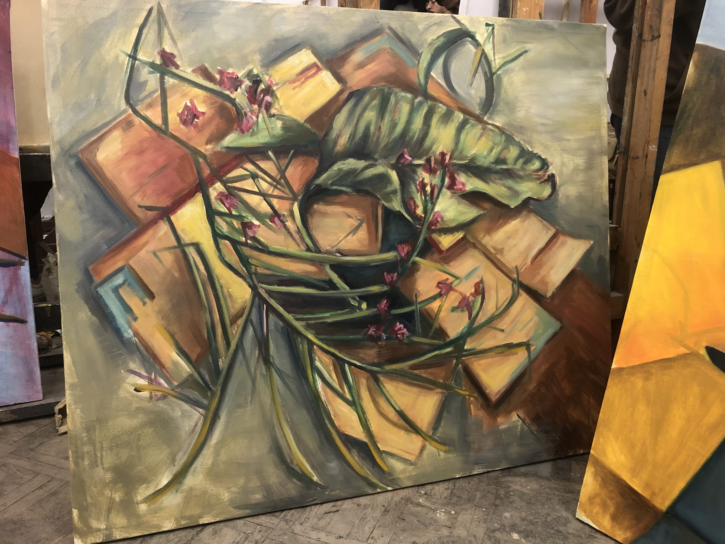 Leaves, an original piece by Shahd Elsayed