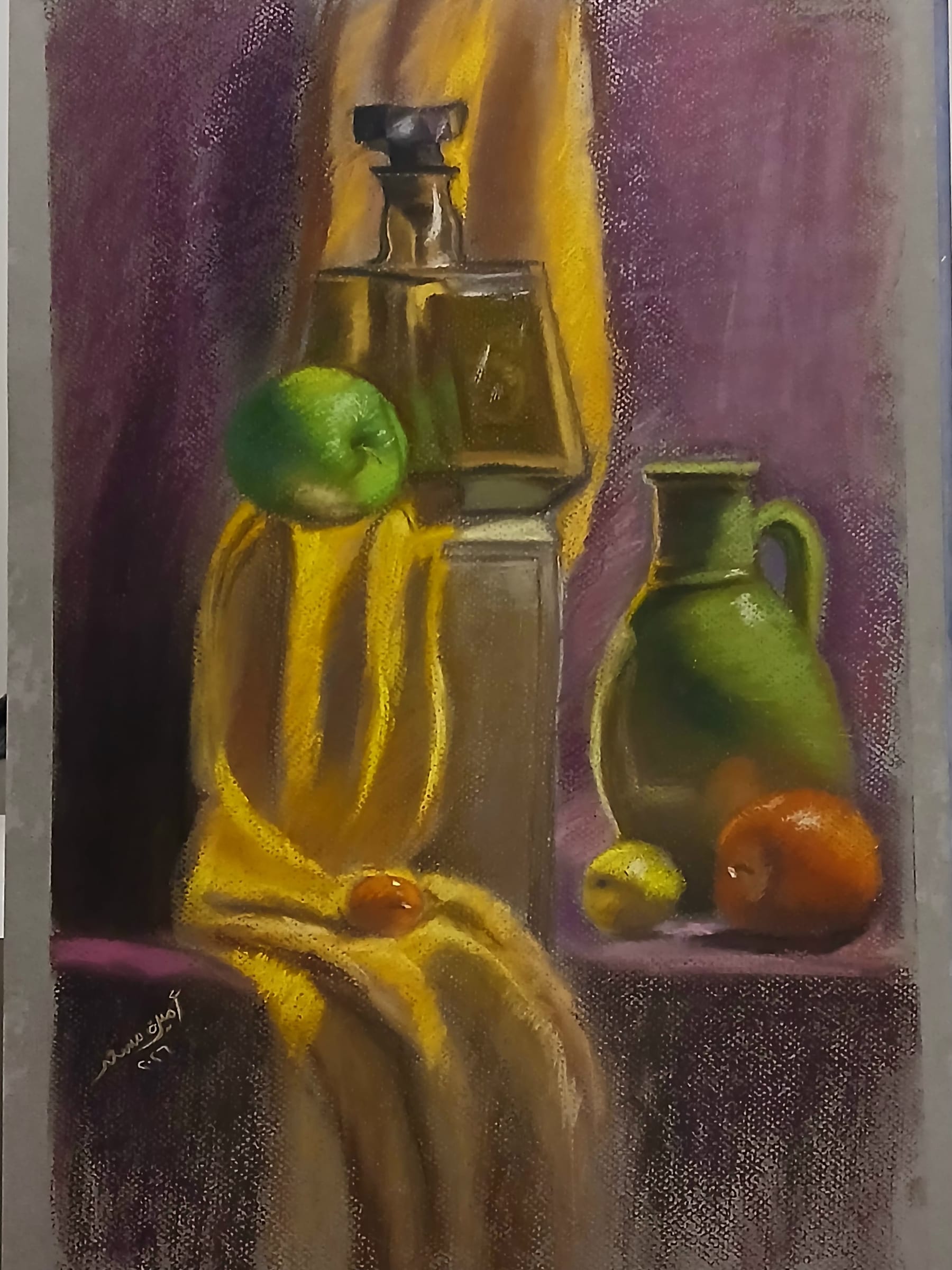 Still life, an original piece by Amira Mosaad