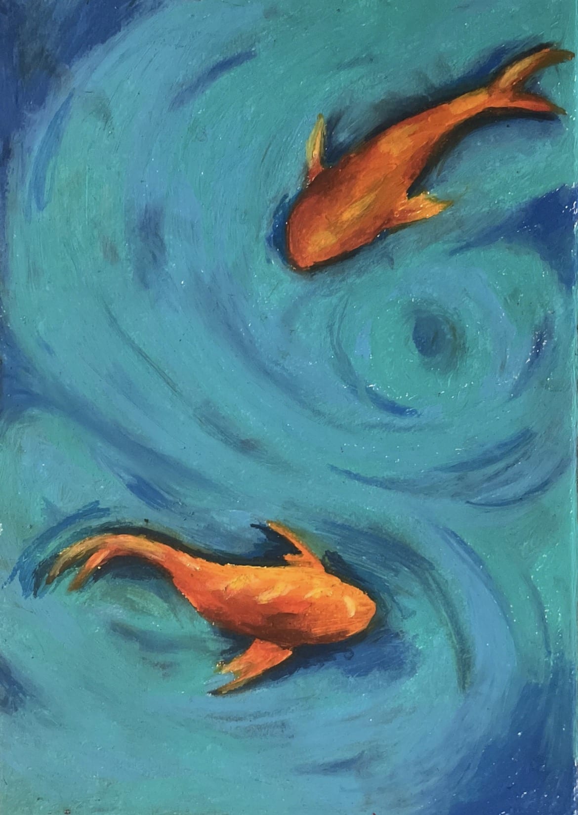 A dance in blue