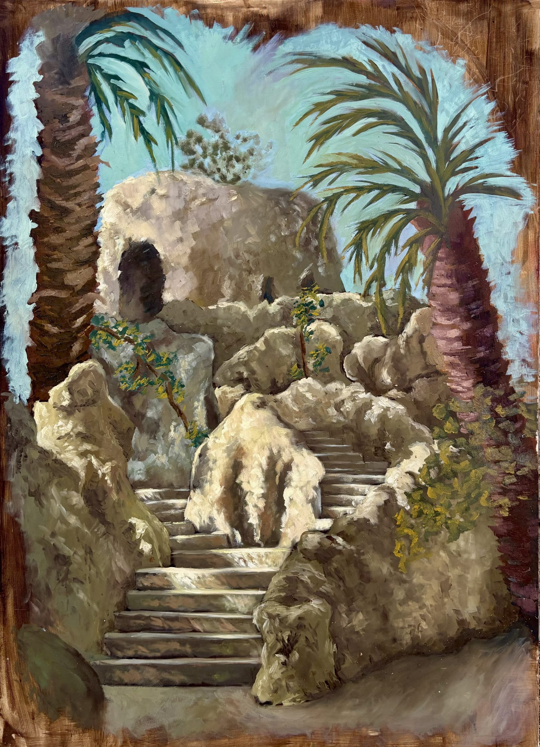 Oasis Steps, an original piece by Menna Mostafa