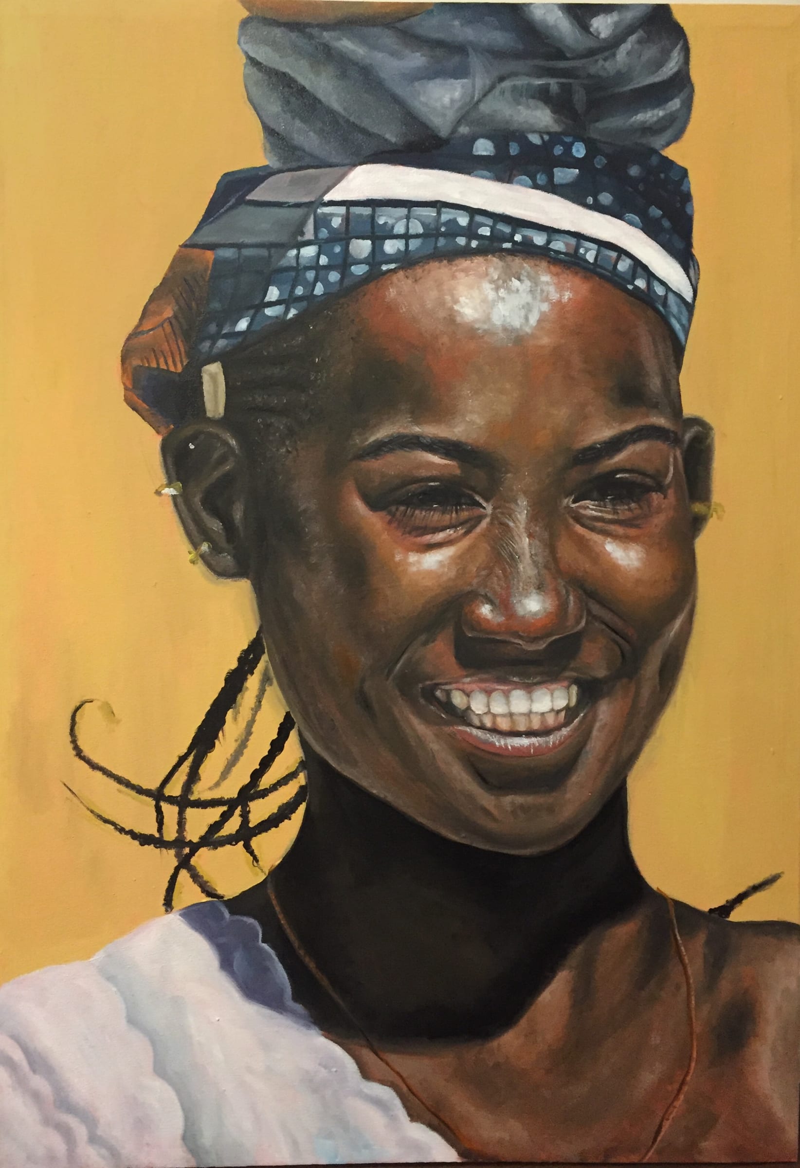 Happy, an original piece by Aisha emad