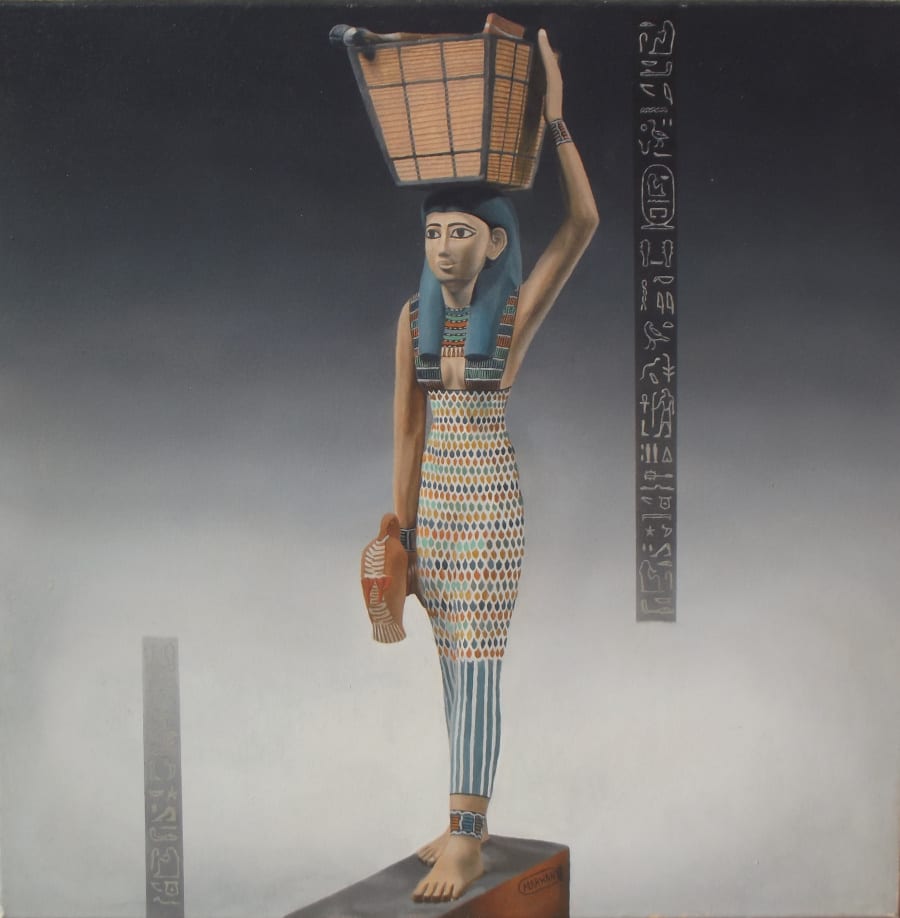 The Offering Holder, an original piece by Marwan Gamal