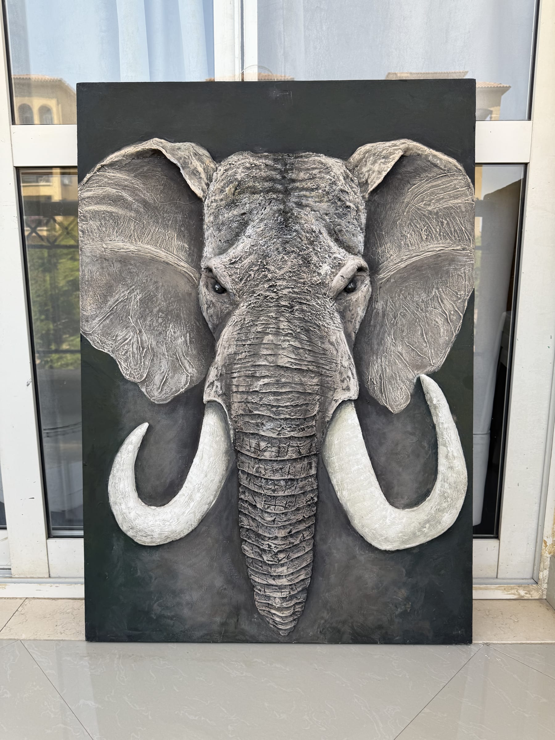 3D textured elephant thumbnail 5