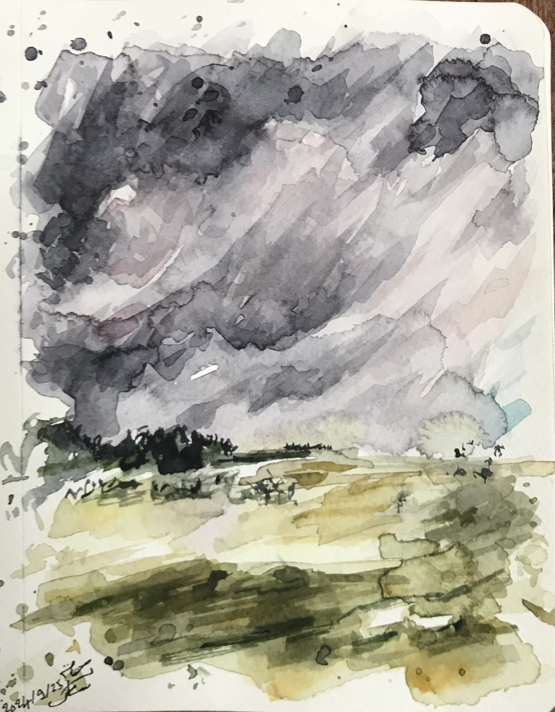 Storm, an original piece by Rahma Samy Abd-elmoneam