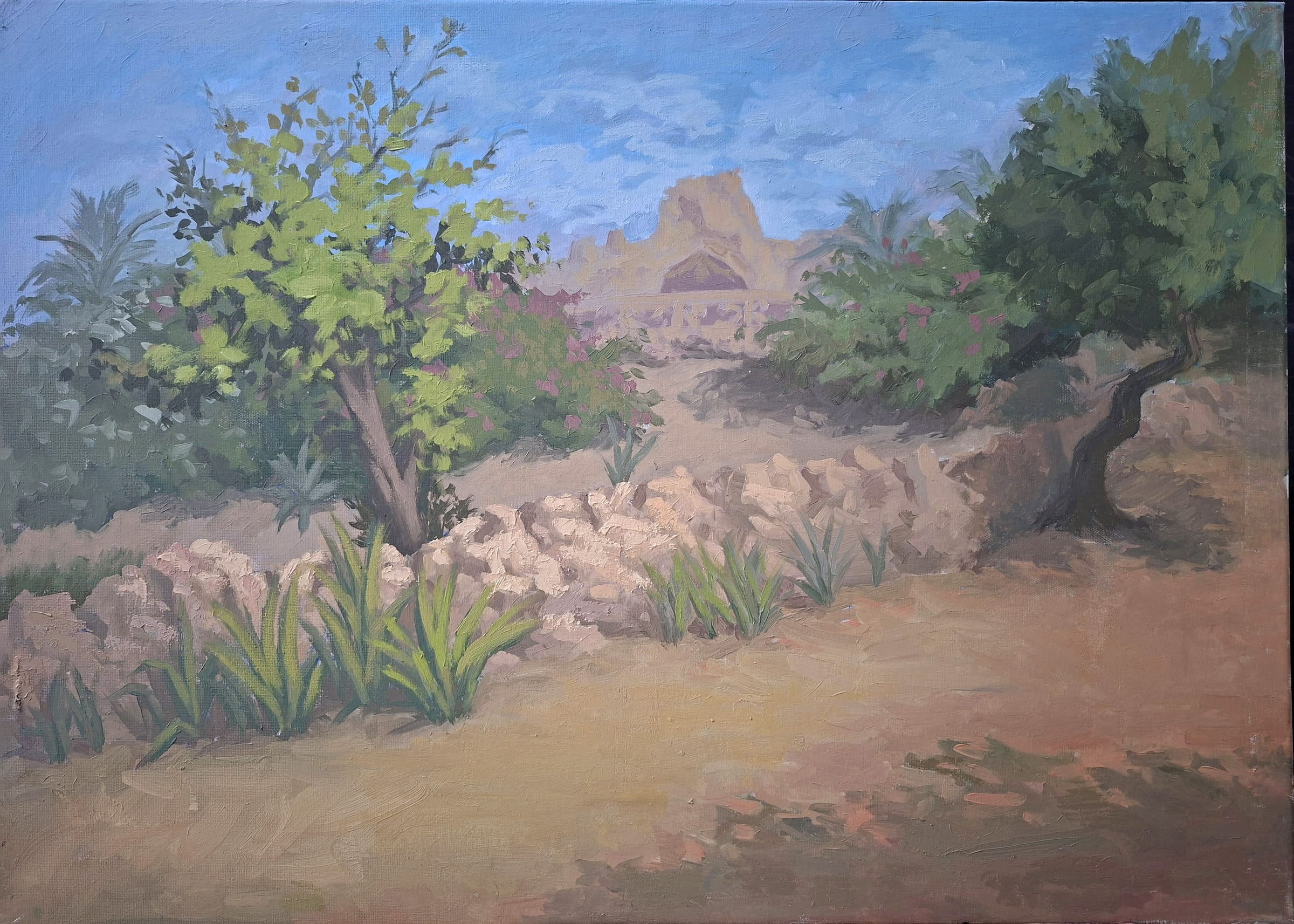 Landscape, an original piece by Alia Ellithey