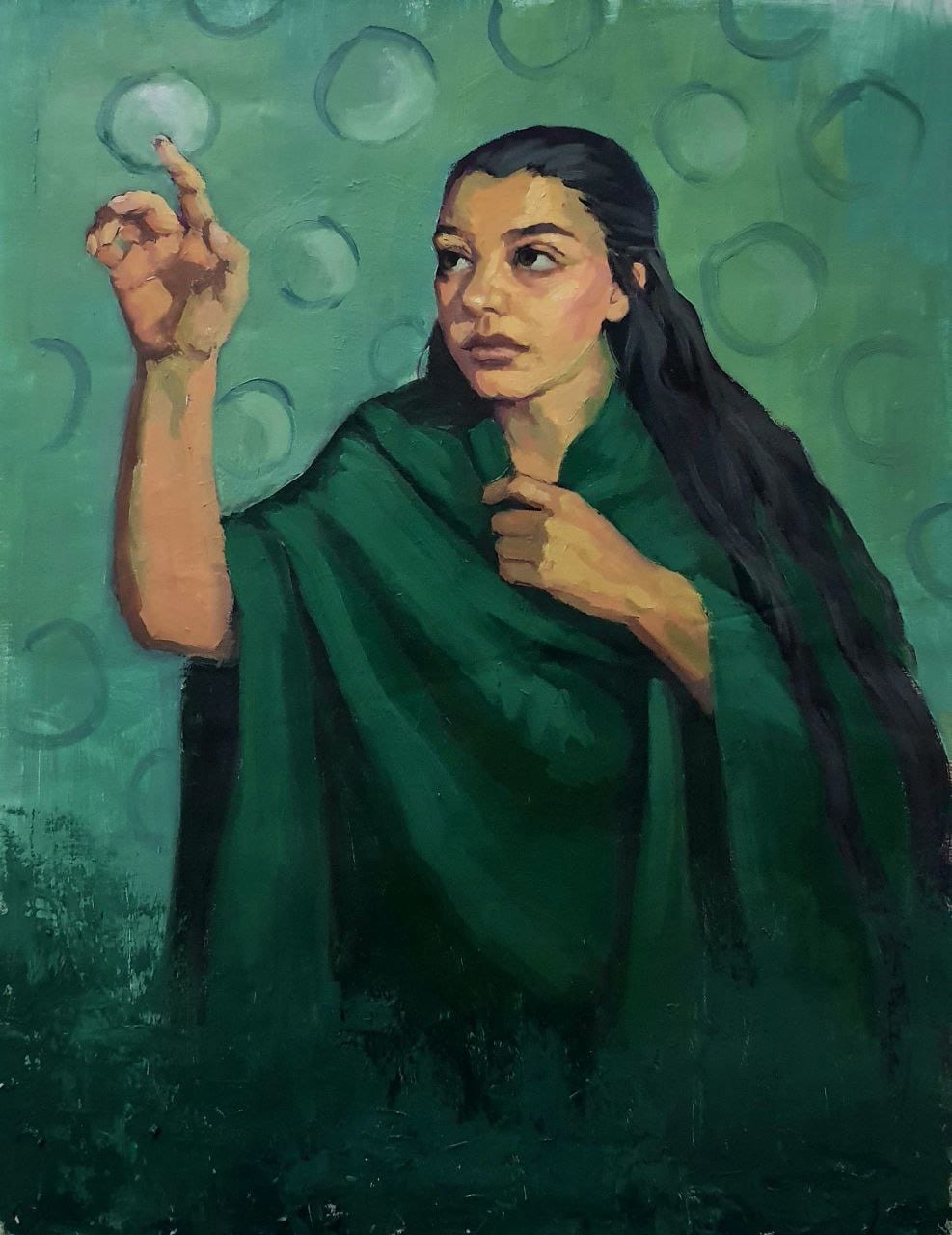 Unspoken reach, an original piece by Alia Ellithey