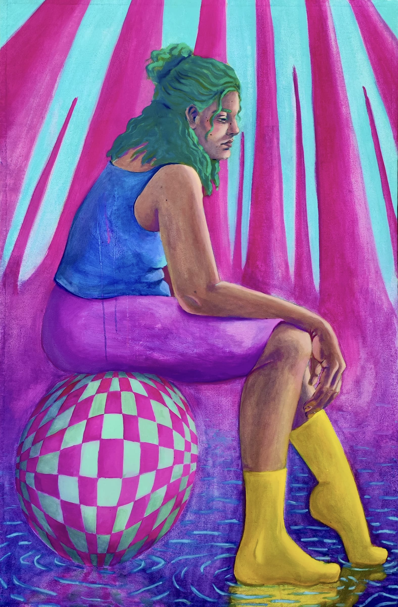 انعزال / Isolation, an original piece by Farida Elsayed
