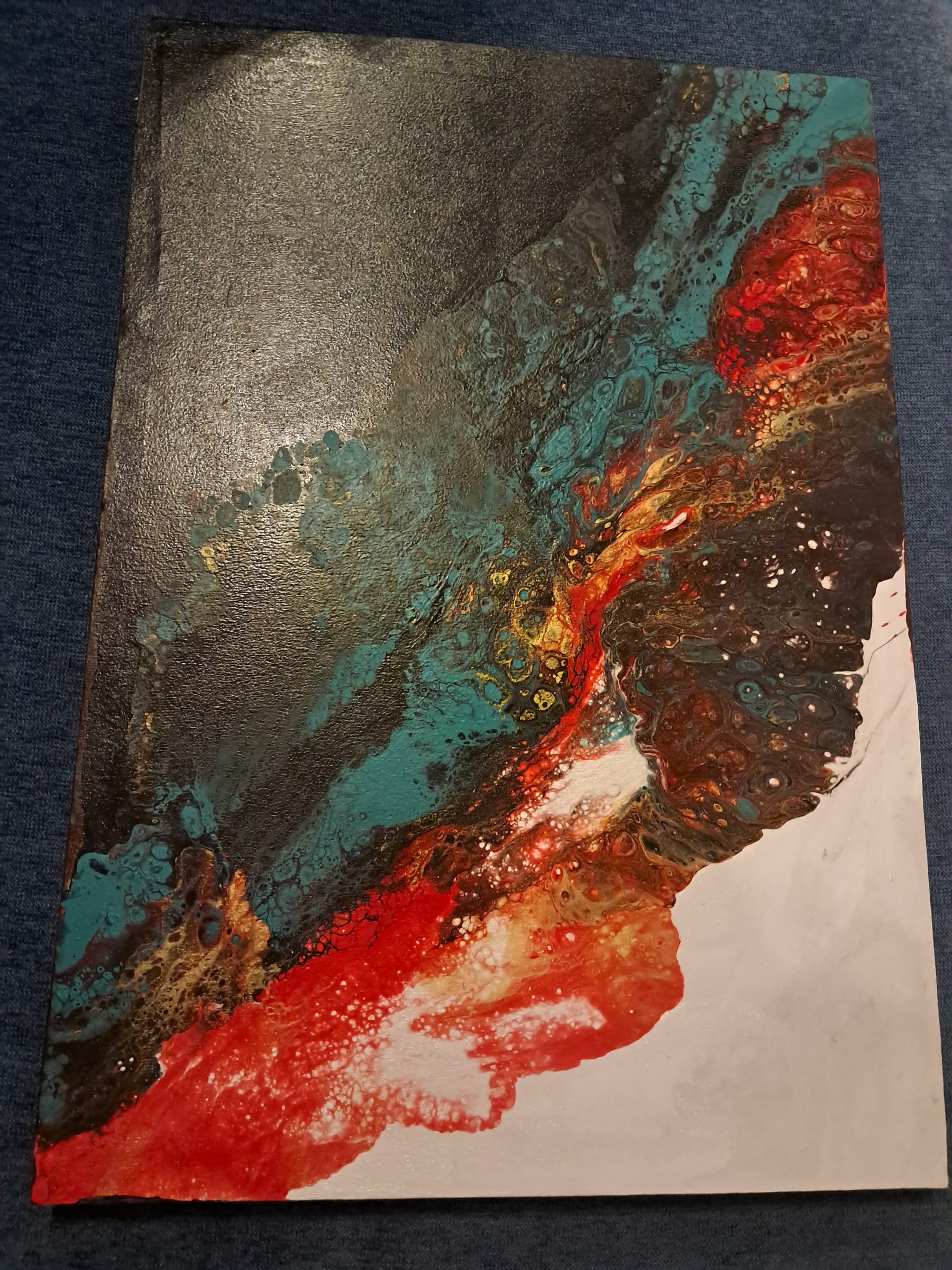 Original Abstract Acrylic Painting – 35 × 50 cm