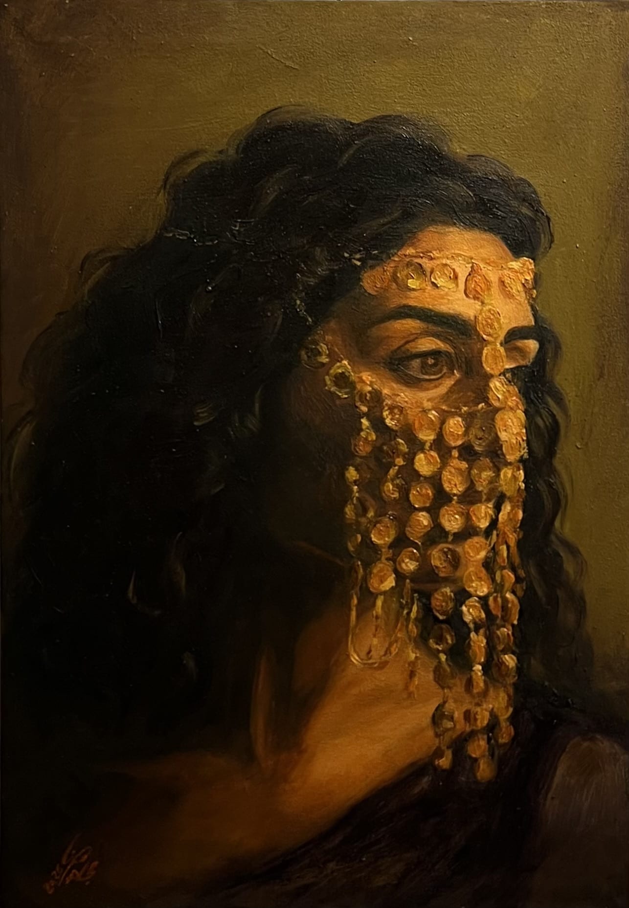 The girl with the burqa
