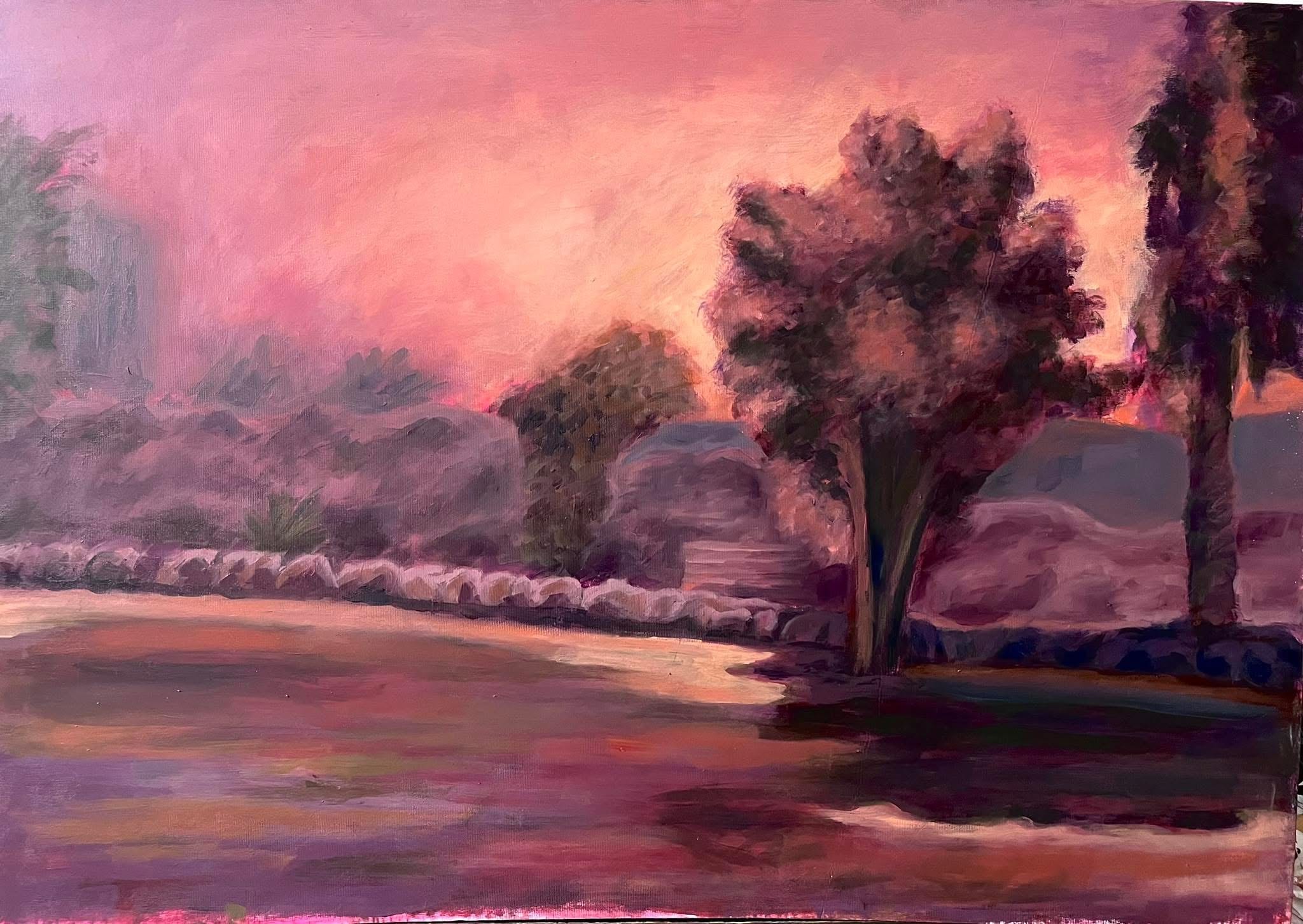 Landscape, an original piece by yasmine shafea