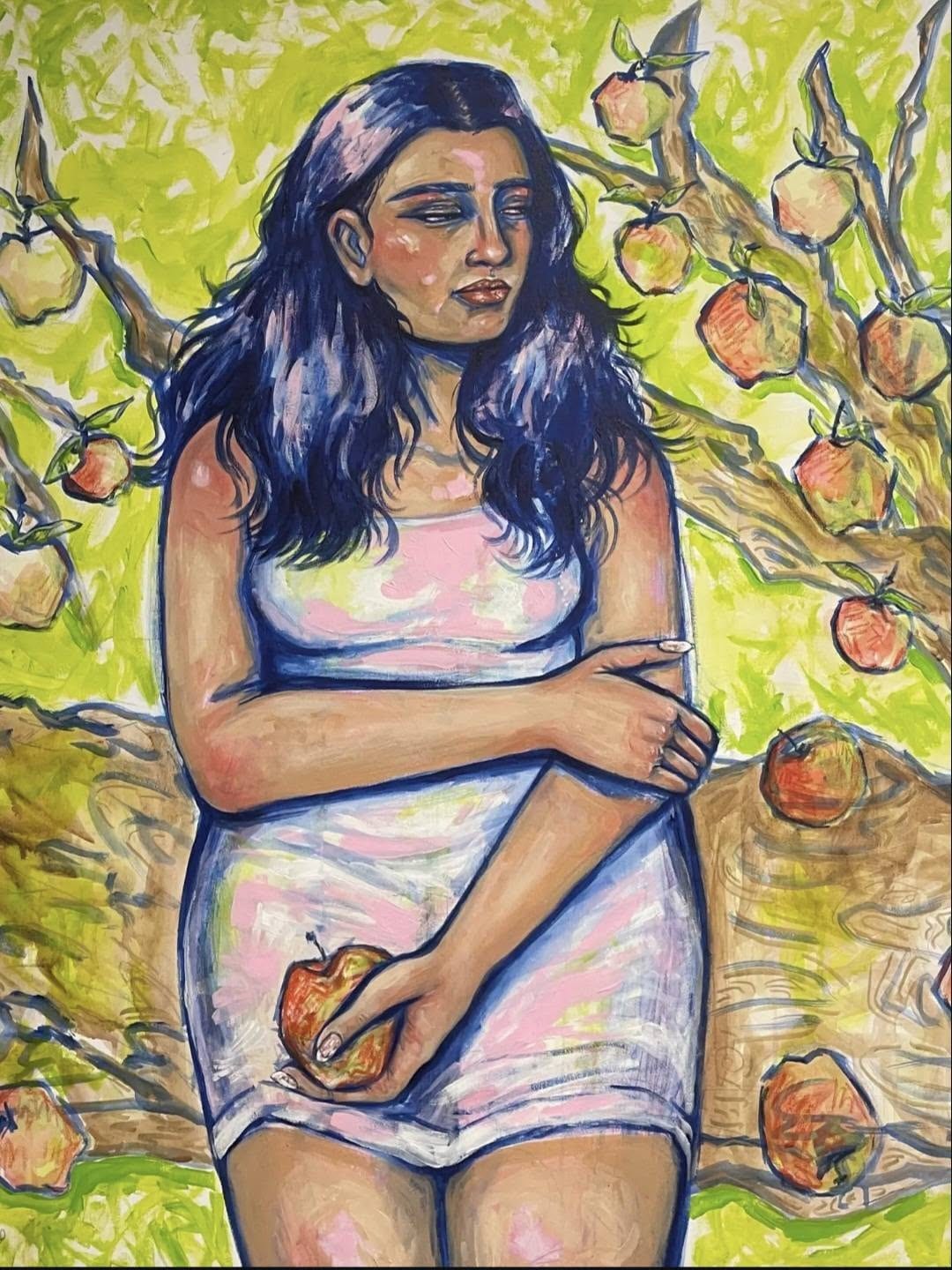 Apple Pt. 1, an original piece by Yasmeen Hassan Elsayed