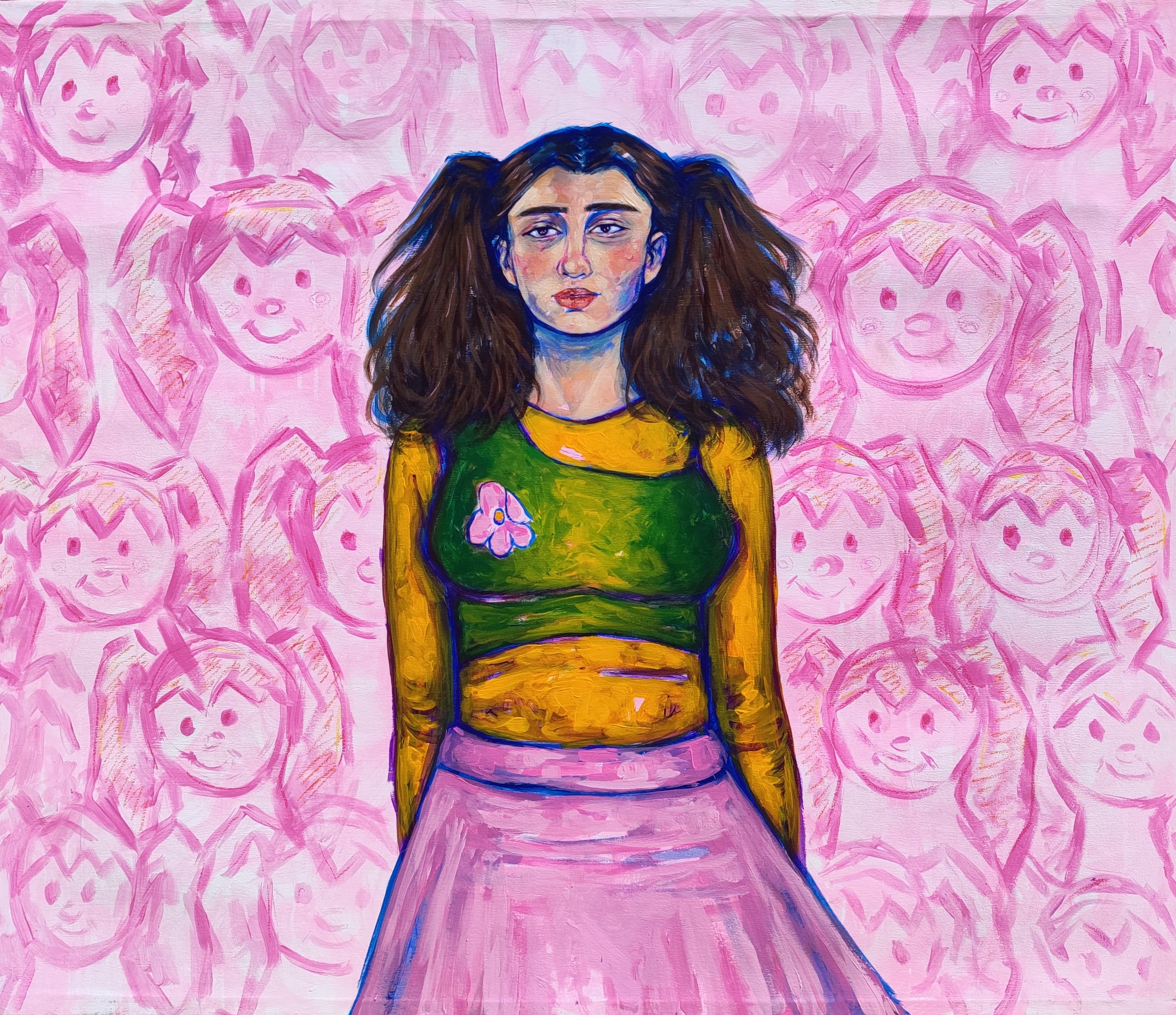 Dollhouse, an original piece by Yasmeen Hassan Elsayed
