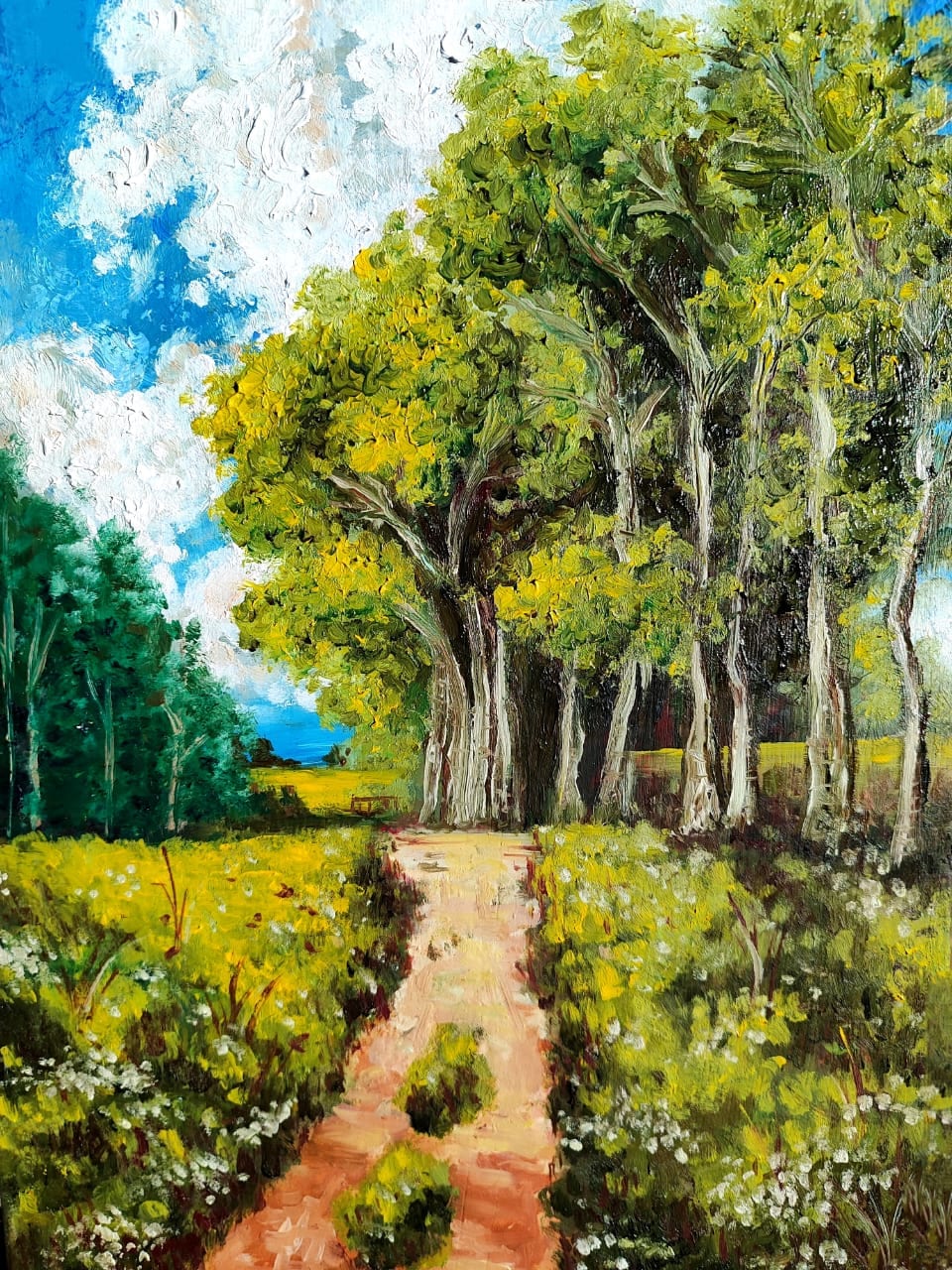 Landscape, an original piece by Yasmeen Hassan Elsayed