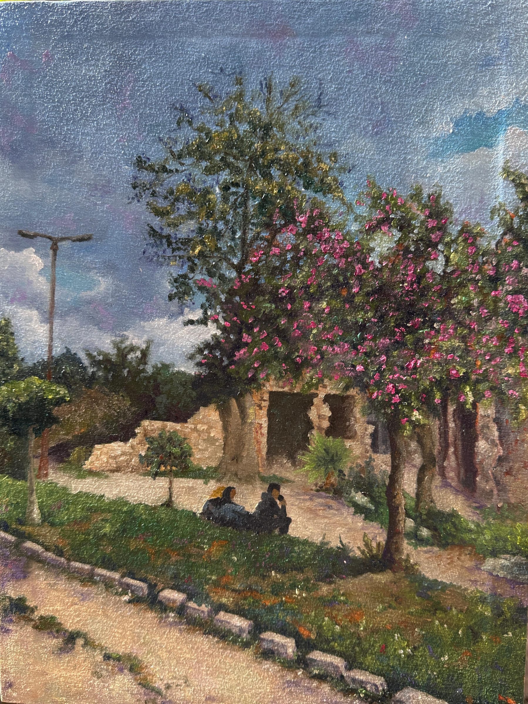 Garden, an original piece by Kawther Assal