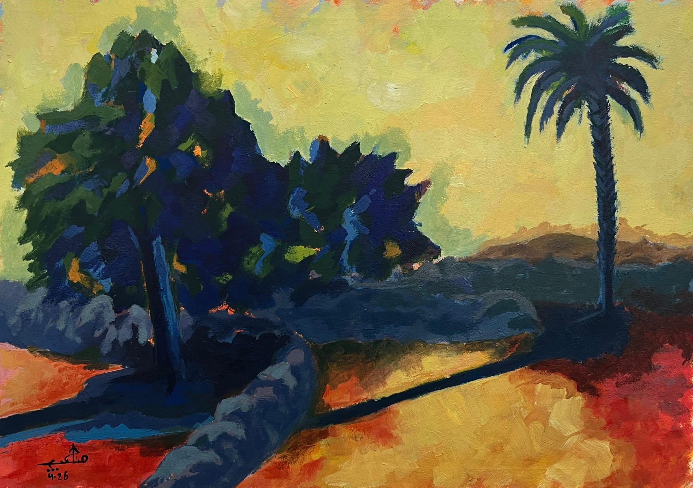 Landscape, an original piece by Hana ahmed