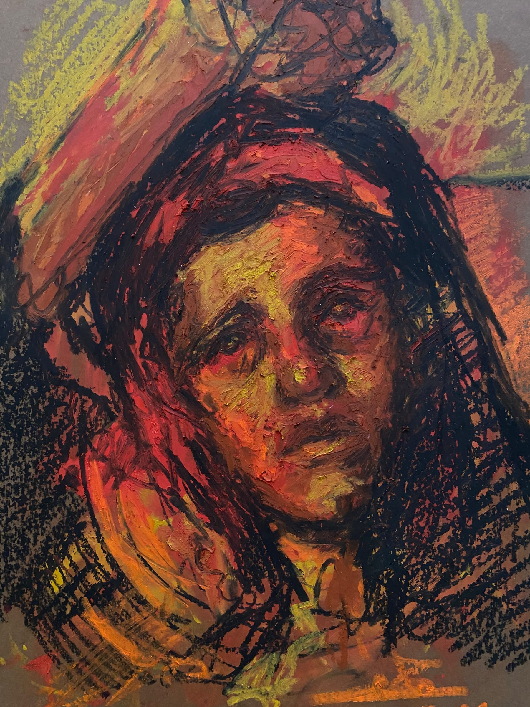 اوجه البؤساء, an original piece by Hana ahmed