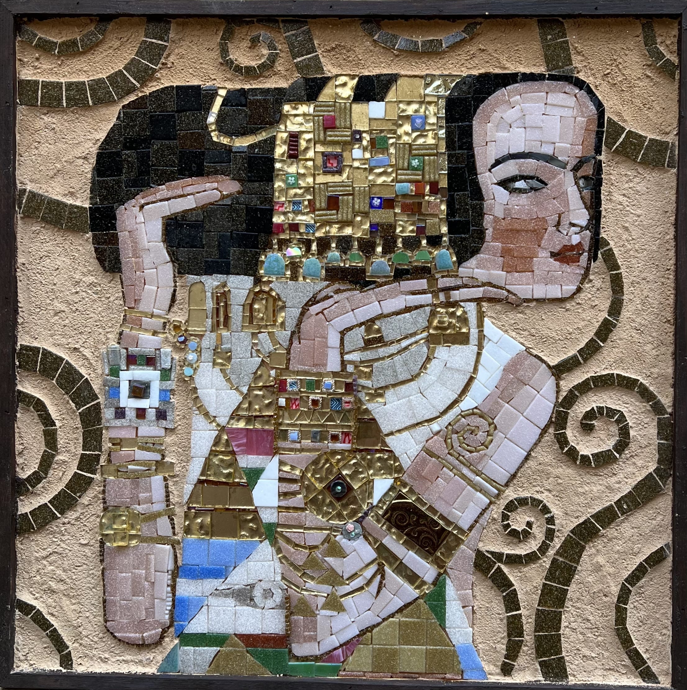 Replica of *Expectation* by Gustav Klimt.