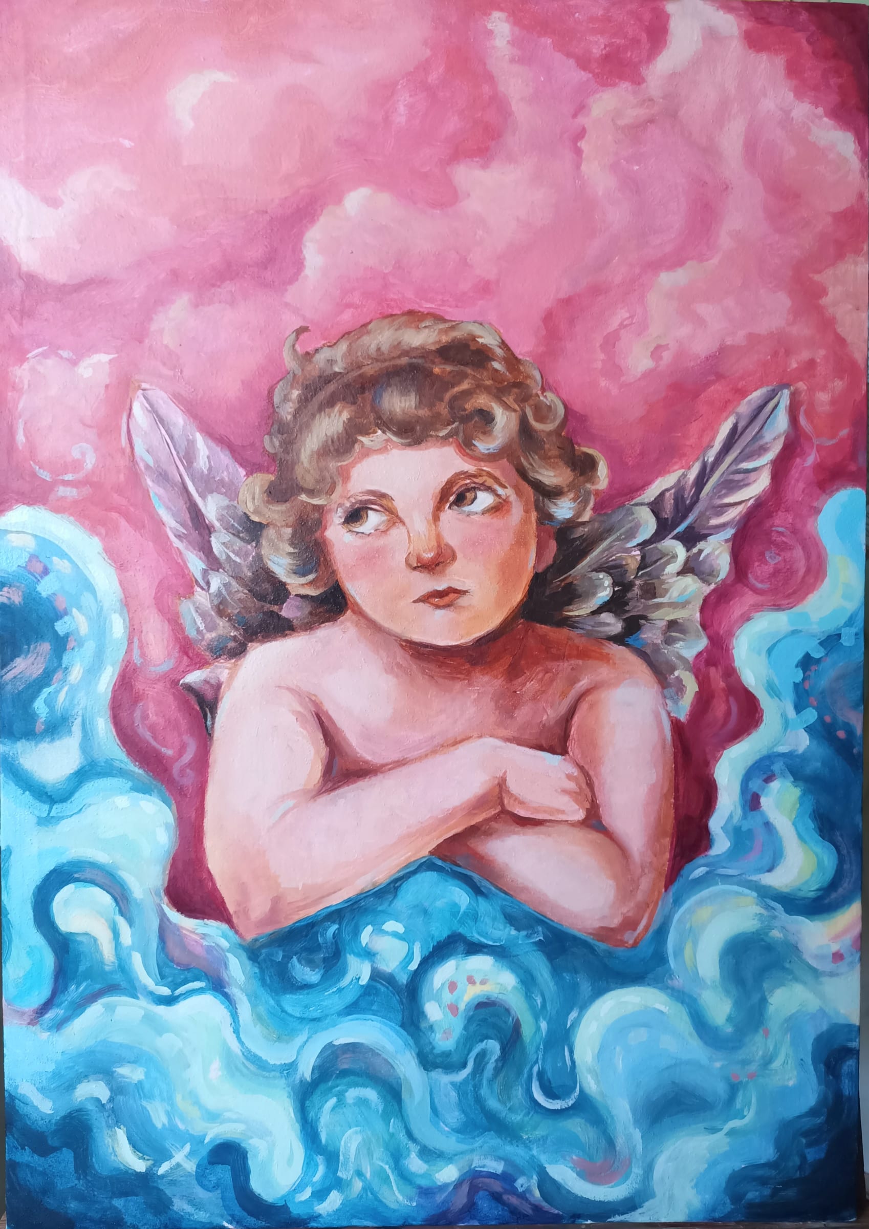 Cupid, an original piece by Yasmien Hussein