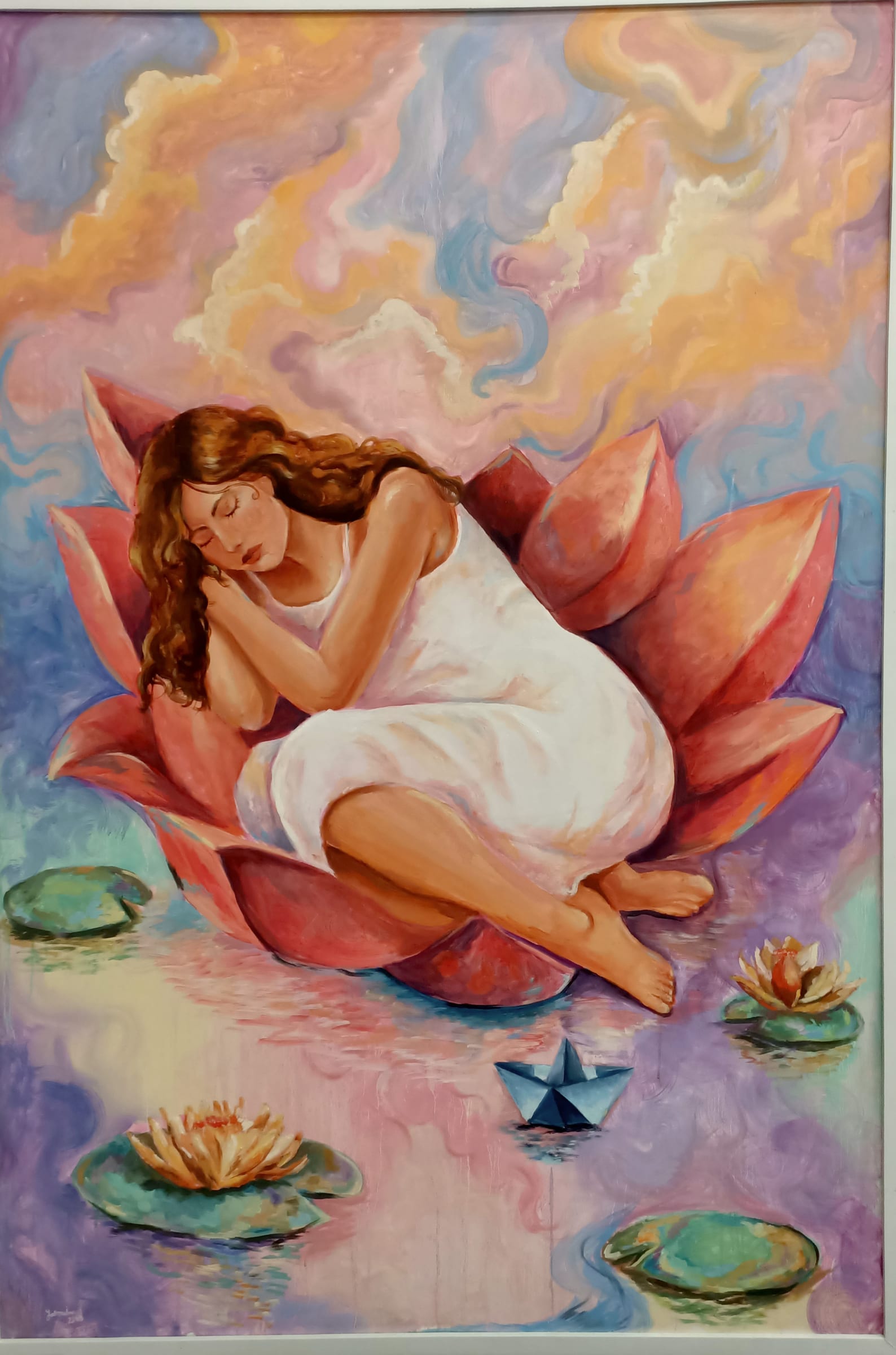 Floating dreams, an original piece by Yasmien Hussein