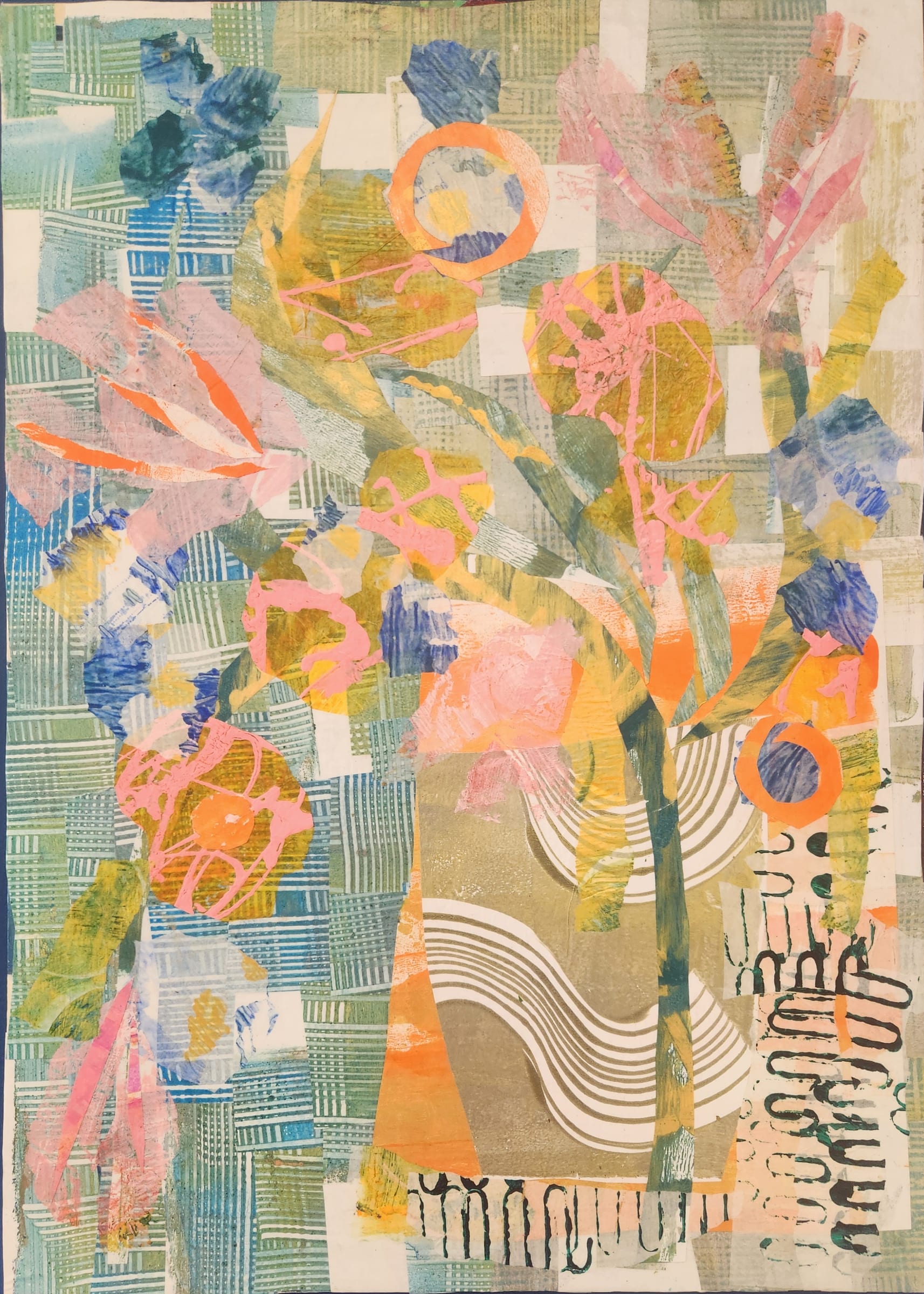 Flowers in a vase, an original piece by LamisBadr