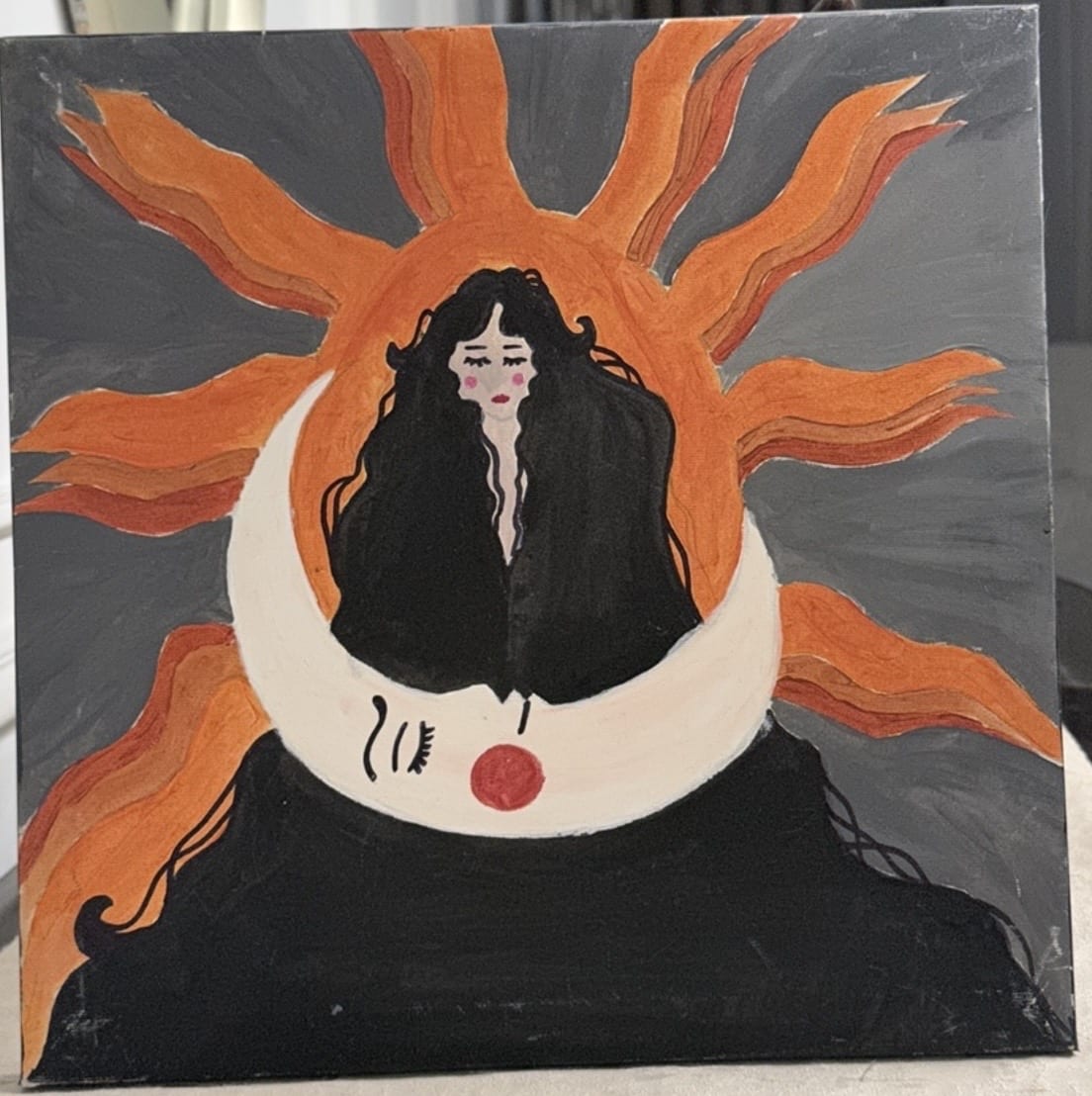 The Celestial Sun & Moon Figure, an original piece by Roma