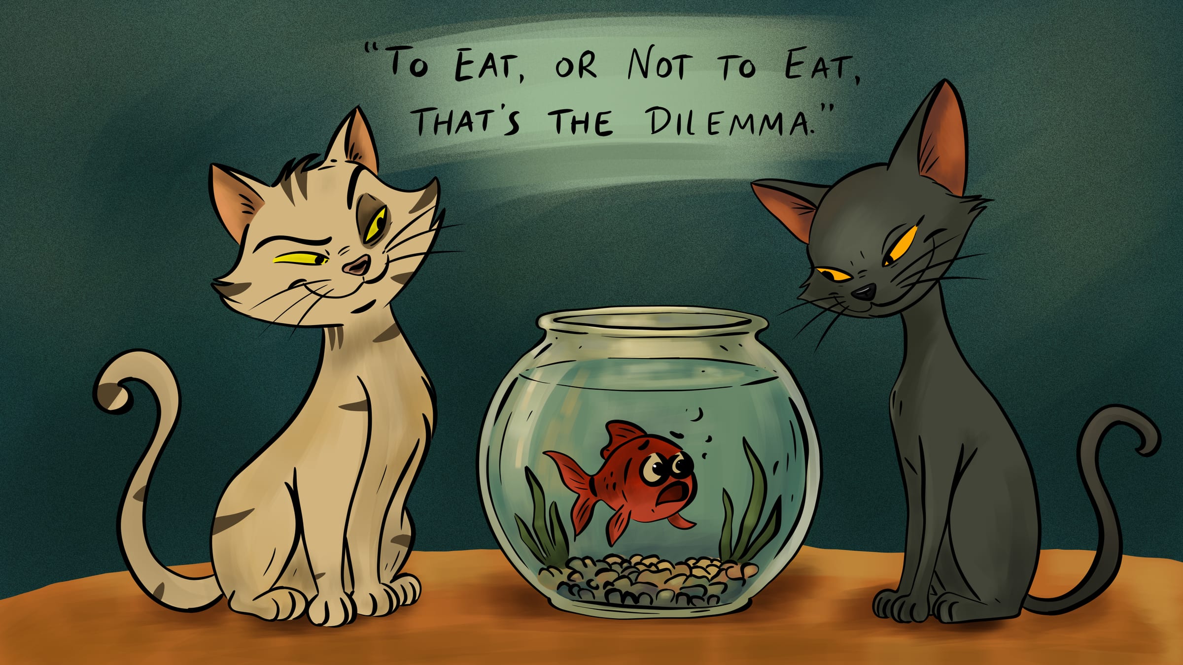 To eat, or not to eat, that's the dilemma