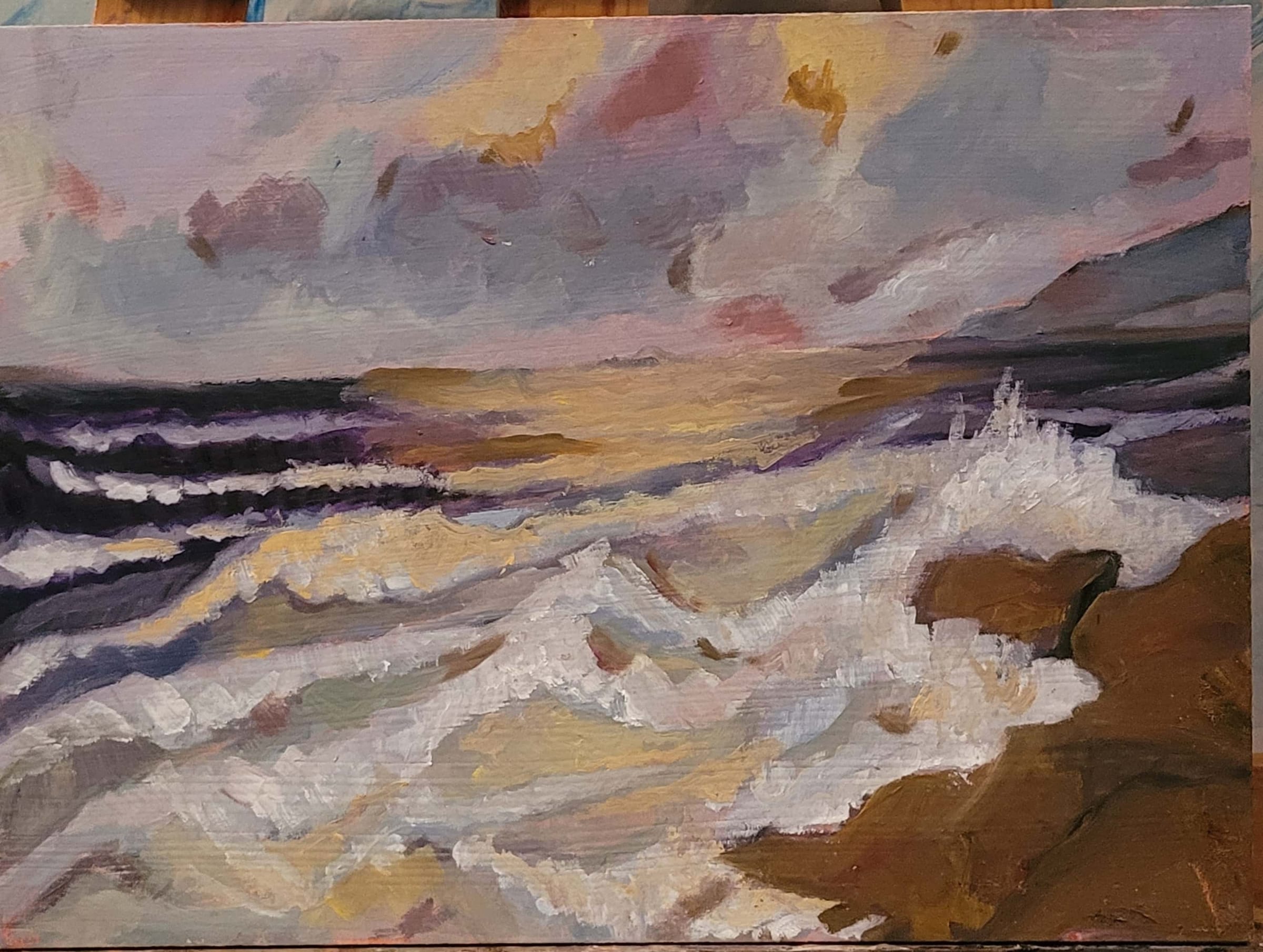 Seascape, an original piece by Rokaya abdelDaym