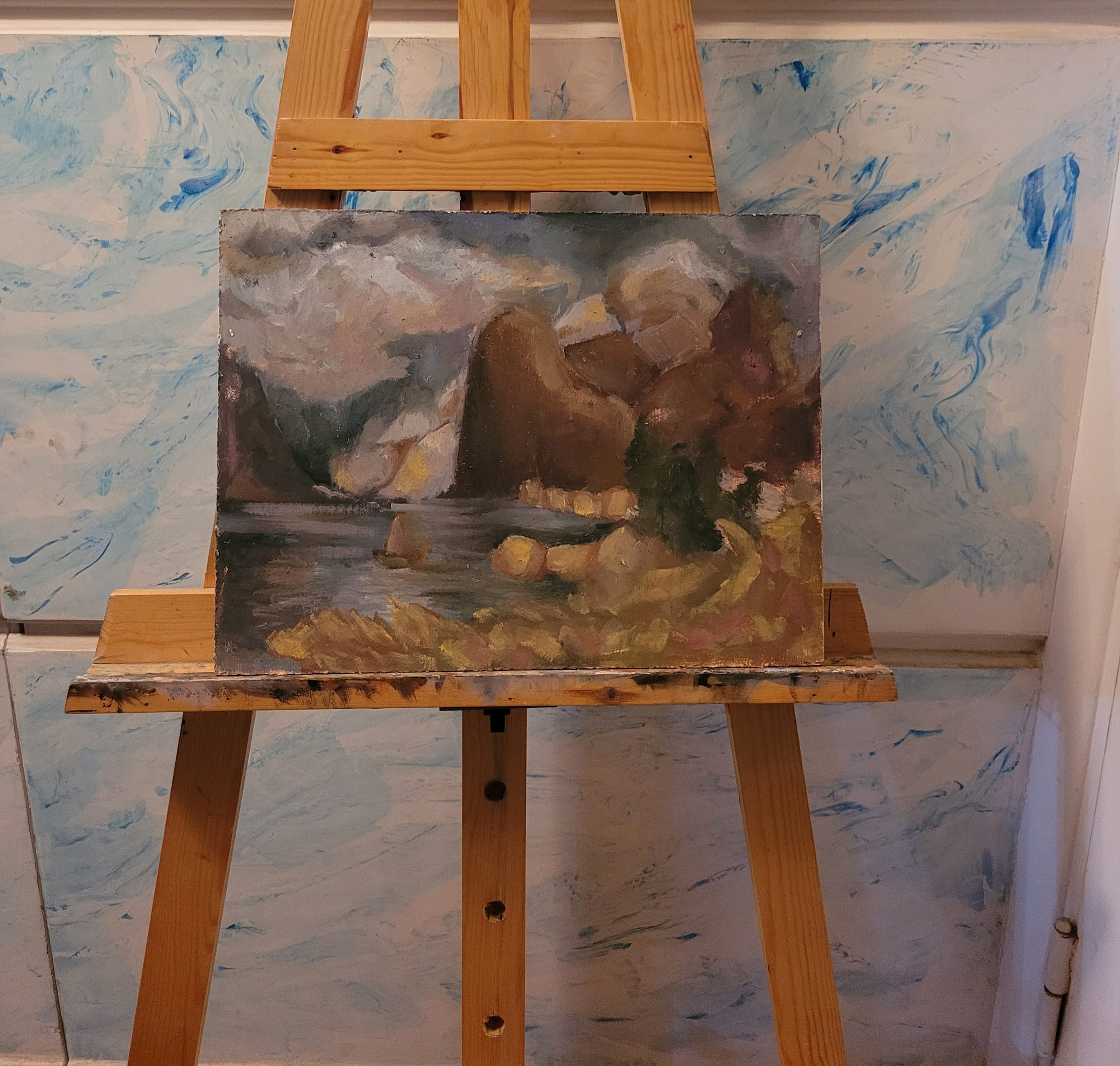 Landscape, an original piece by Rokaya abdelDaym