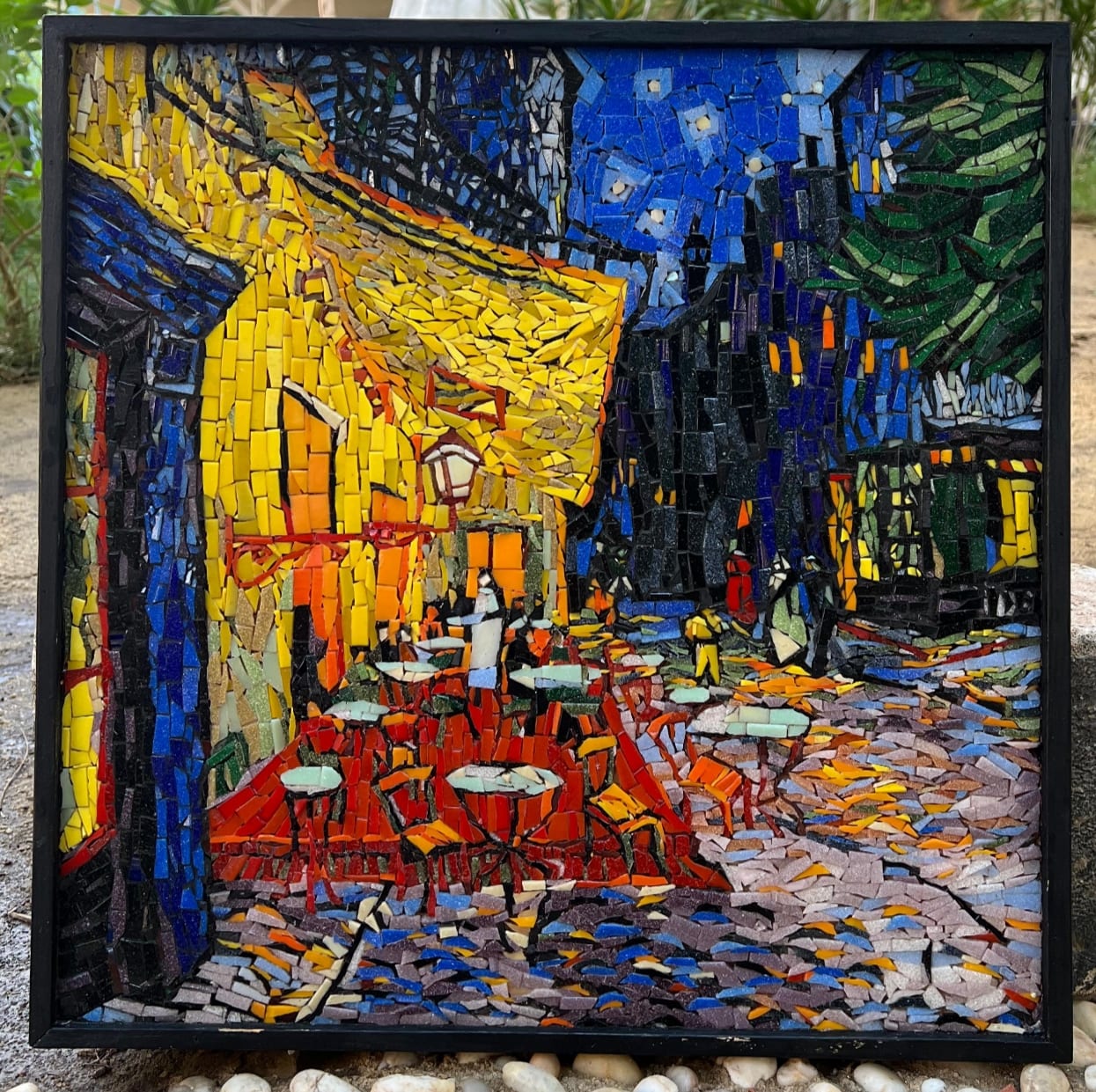 Cafe Terrace At Night - Replica
