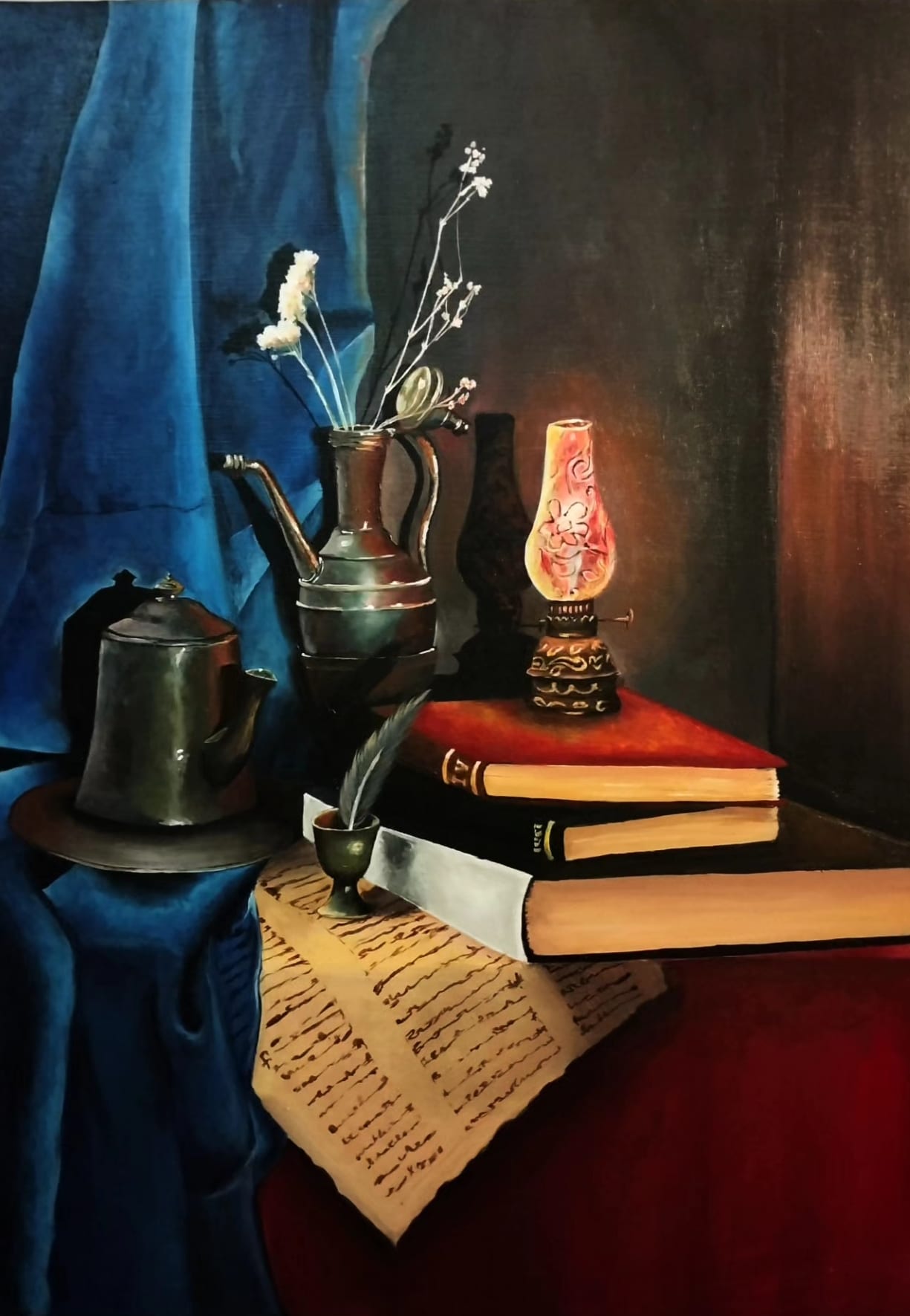 Still life, an original piece by Mayah galal