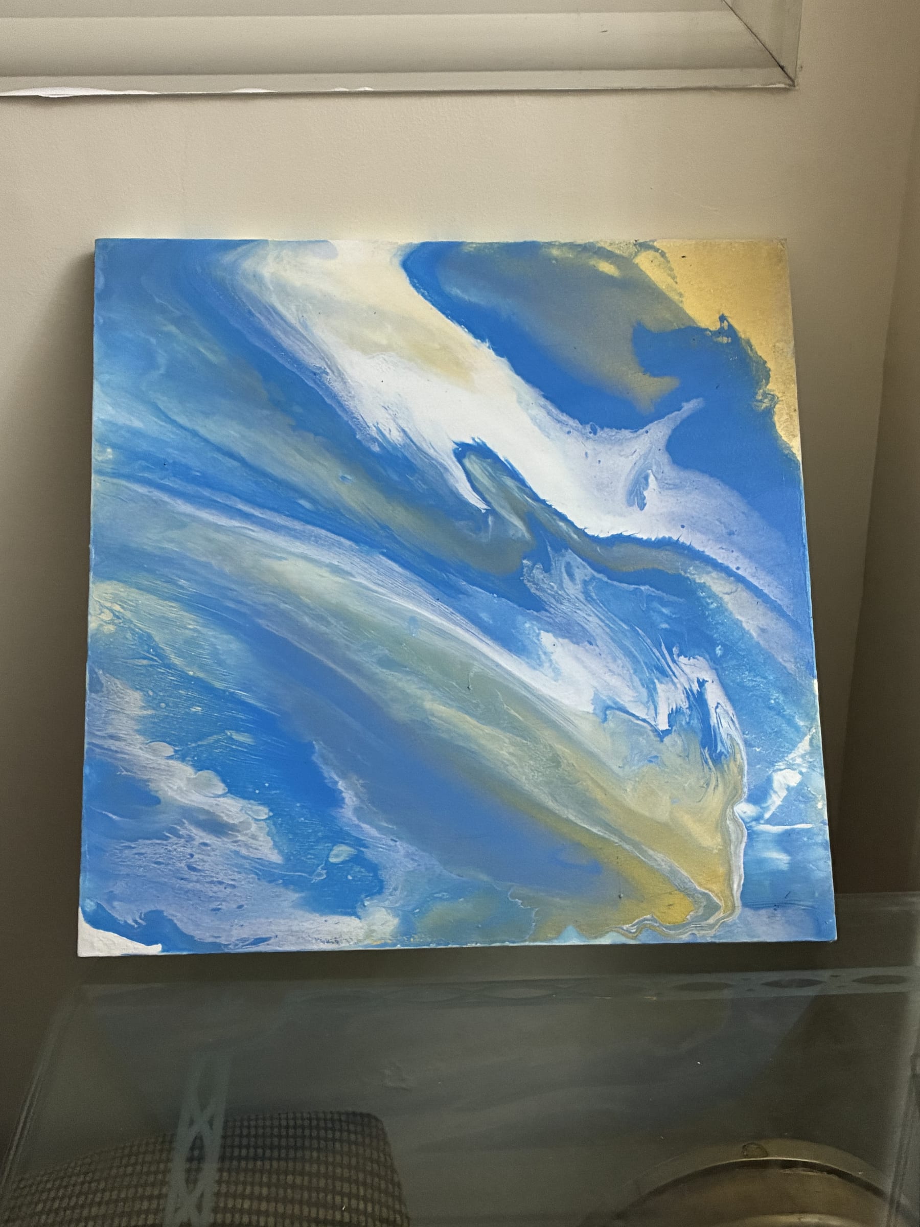 Ocean marble, an original piece by Rawan Ali
