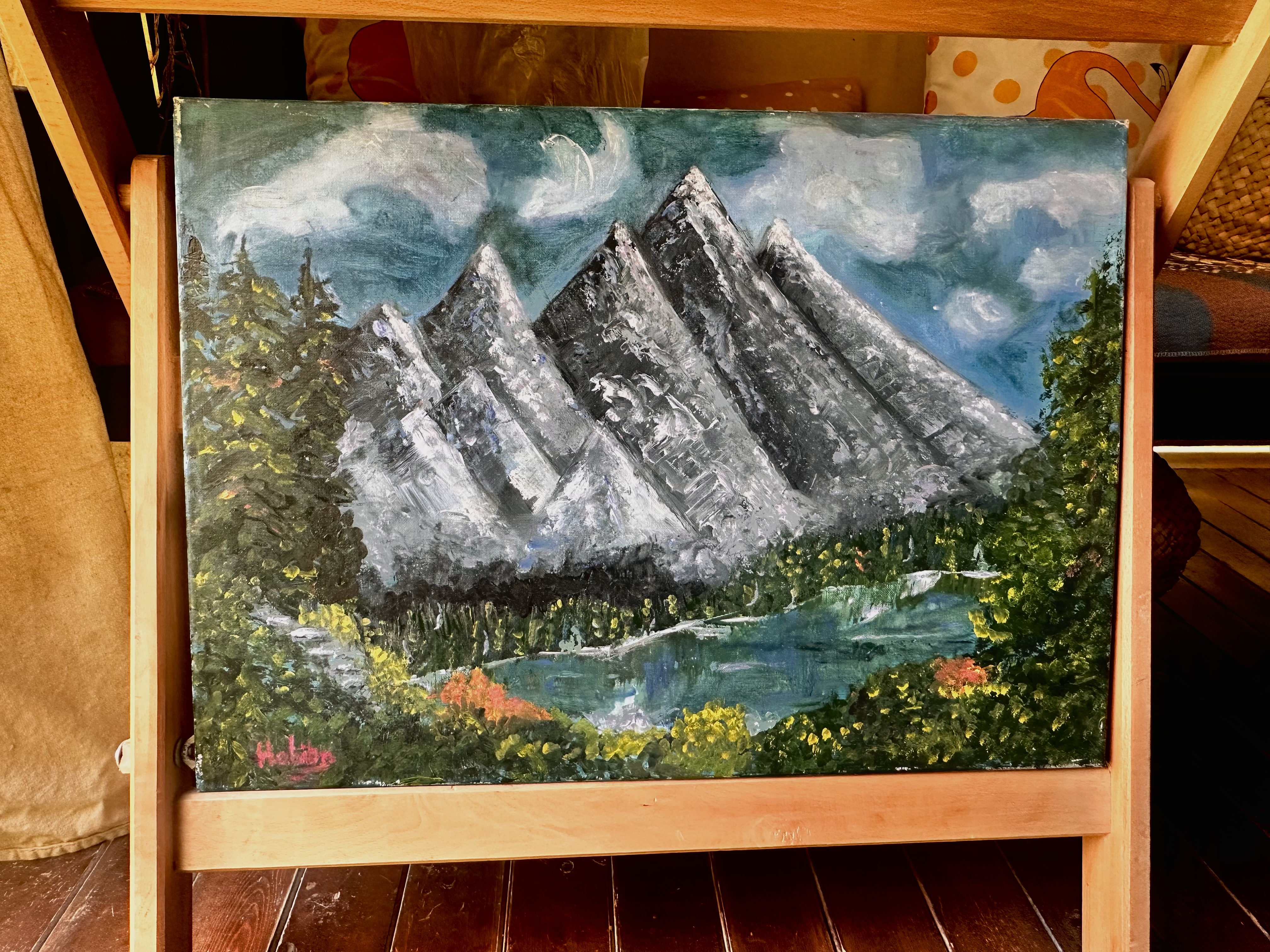 The mirror of the mountains