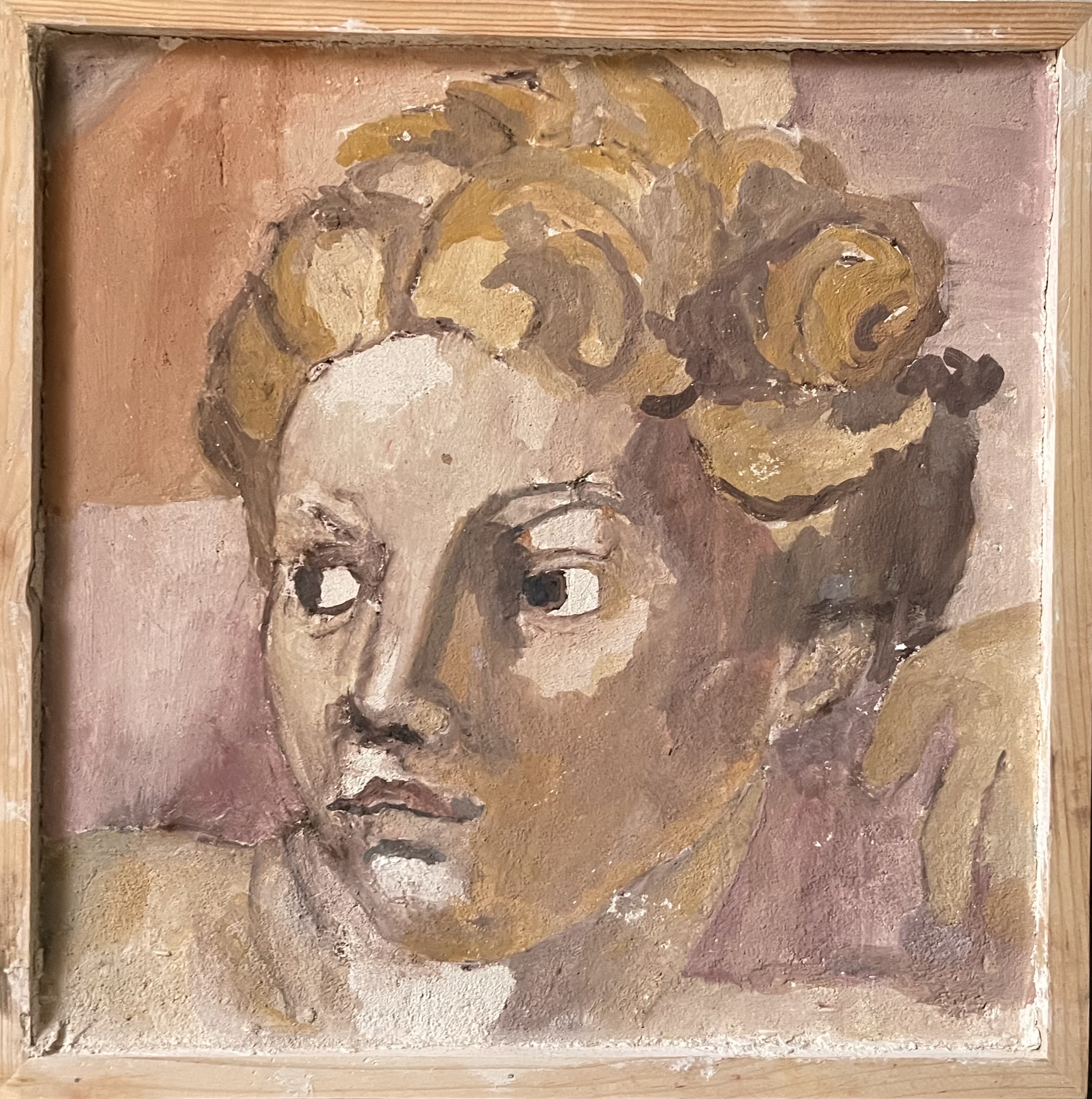 Sistine Chapel Portrait “Fresco”, an original piece by Mariam Eldmardash