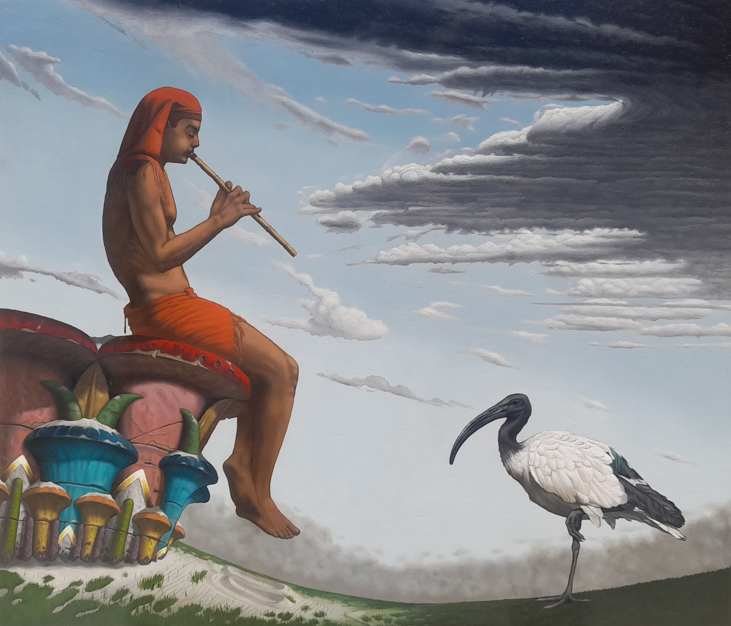 Fluteing to Ibis, an original piece by Marwan Gamal