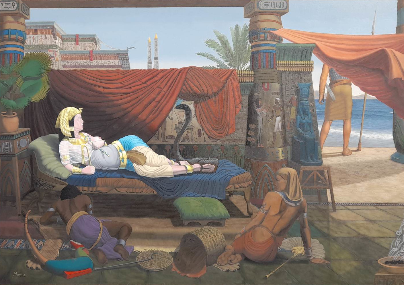 The Death of Cleopatra, an original piece by Marwan Gamal