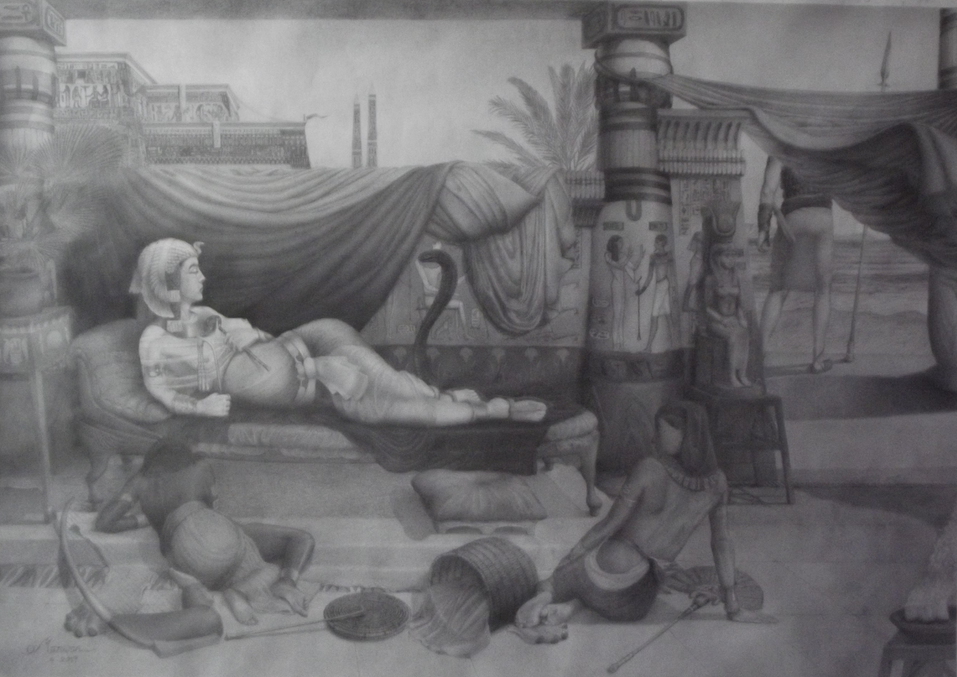 The Death of Cleopatra, an original piece by Marwan Gamal