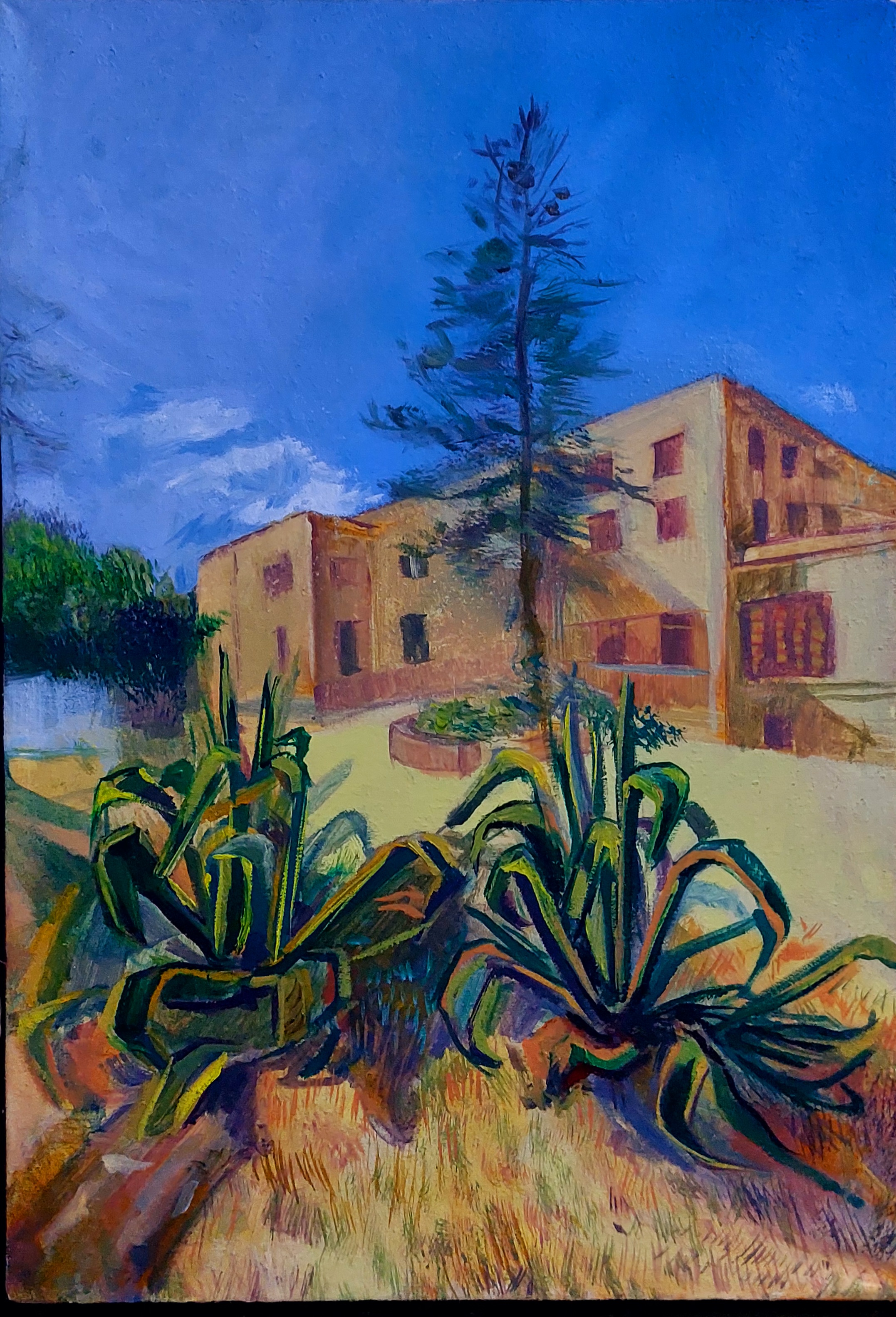 Landscape, an original piece by Asmaa Elsherif
